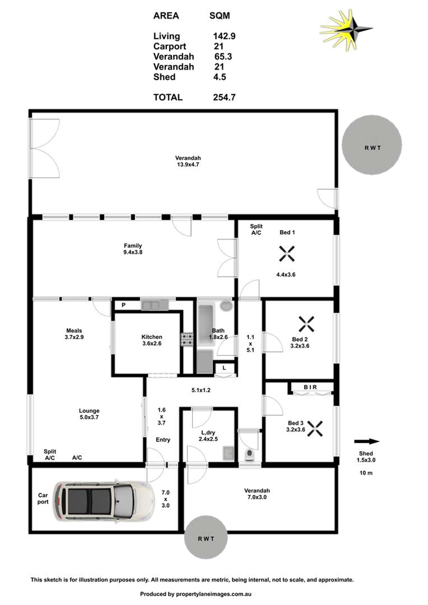 Floorplan of Homely house listing, 19 Winklebury Road, Elizabeth Vale SA 5112