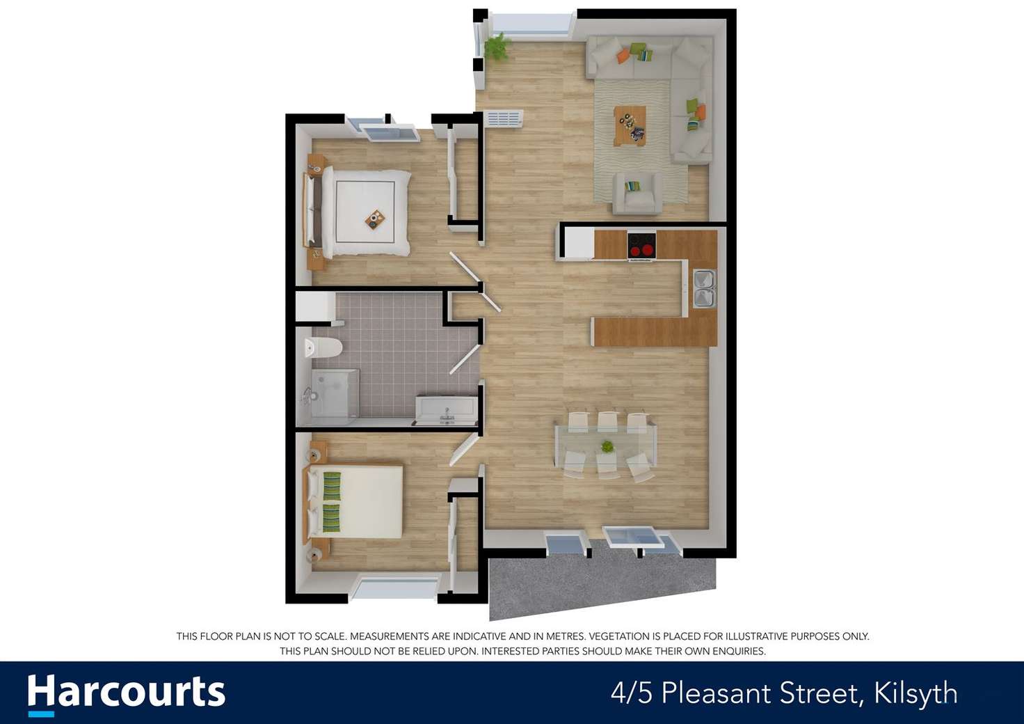 Floorplan of Homely retirement listing, 4/5 Pleasant Street, Kilsyth VIC 3137