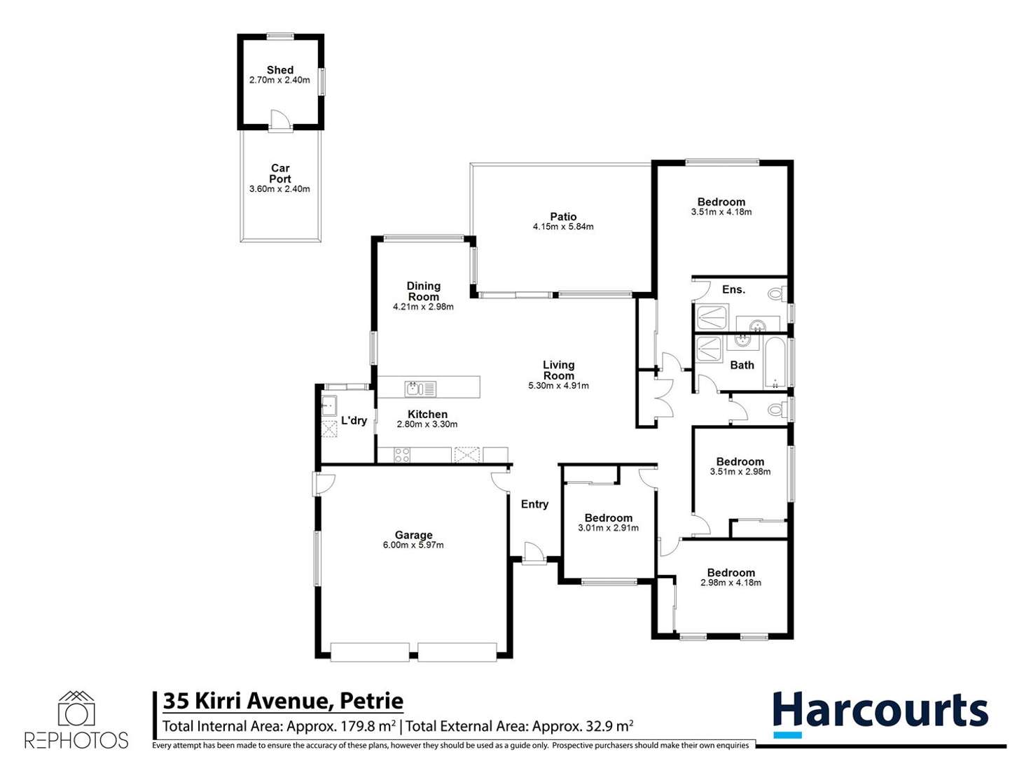 Floorplan of Homely house listing, 35 Kirri Av, Petrie QLD 4502