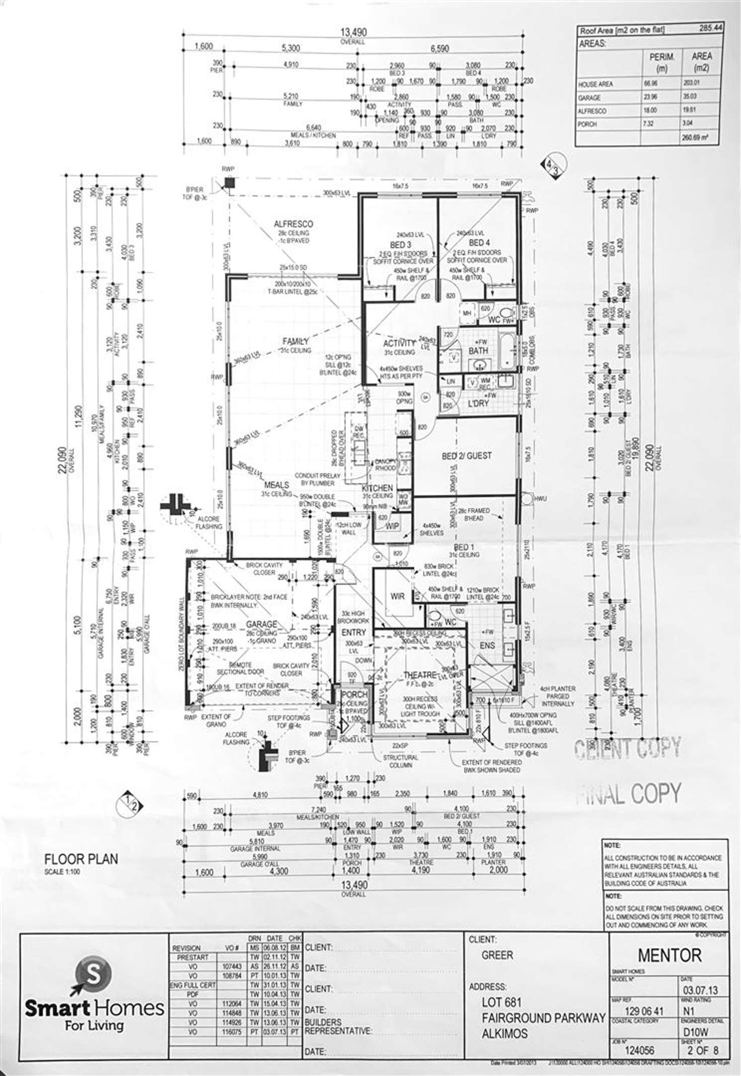 Floorplan of Homely house listing, 19 Fairgrounds Parkway, Alkimos WA 6038