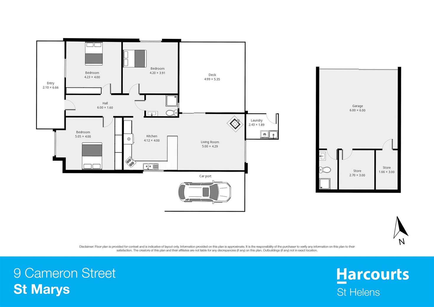Floorplan of Homely house listing, 9 Cameron Street, St Marys TAS 7215