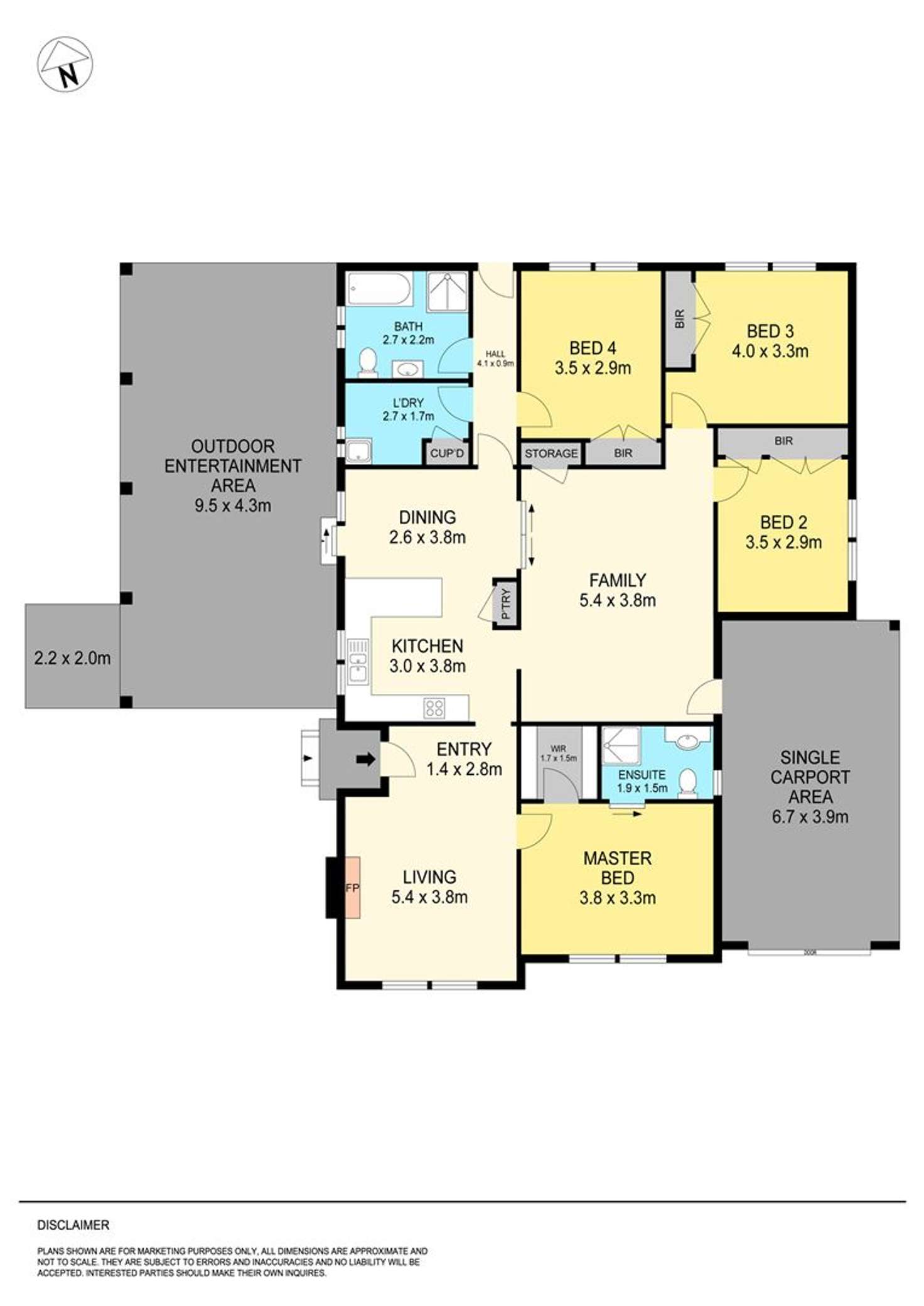 Floorplan of Homely house listing, 1202 Grevillea Road, Wendouree VIC 3355