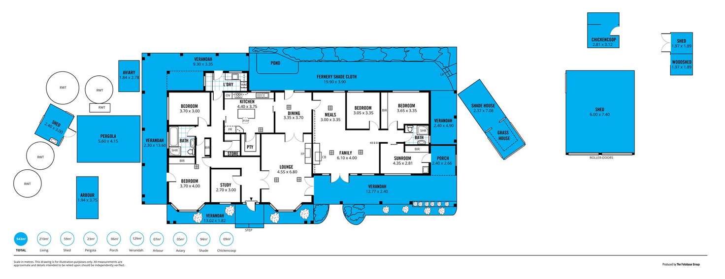 Floorplan of Homely house listing, 16 Dunalbyn Drive, Aberfoyle Park SA 5159