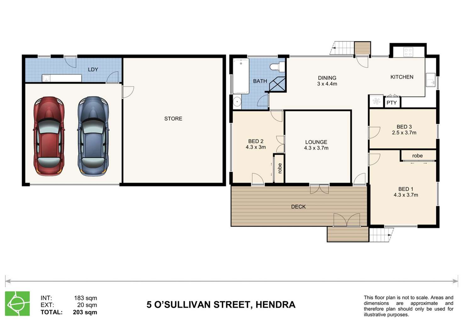Floorplan of Homely house listing, 5 O'Sullivan Street, Hendra QLD 4011