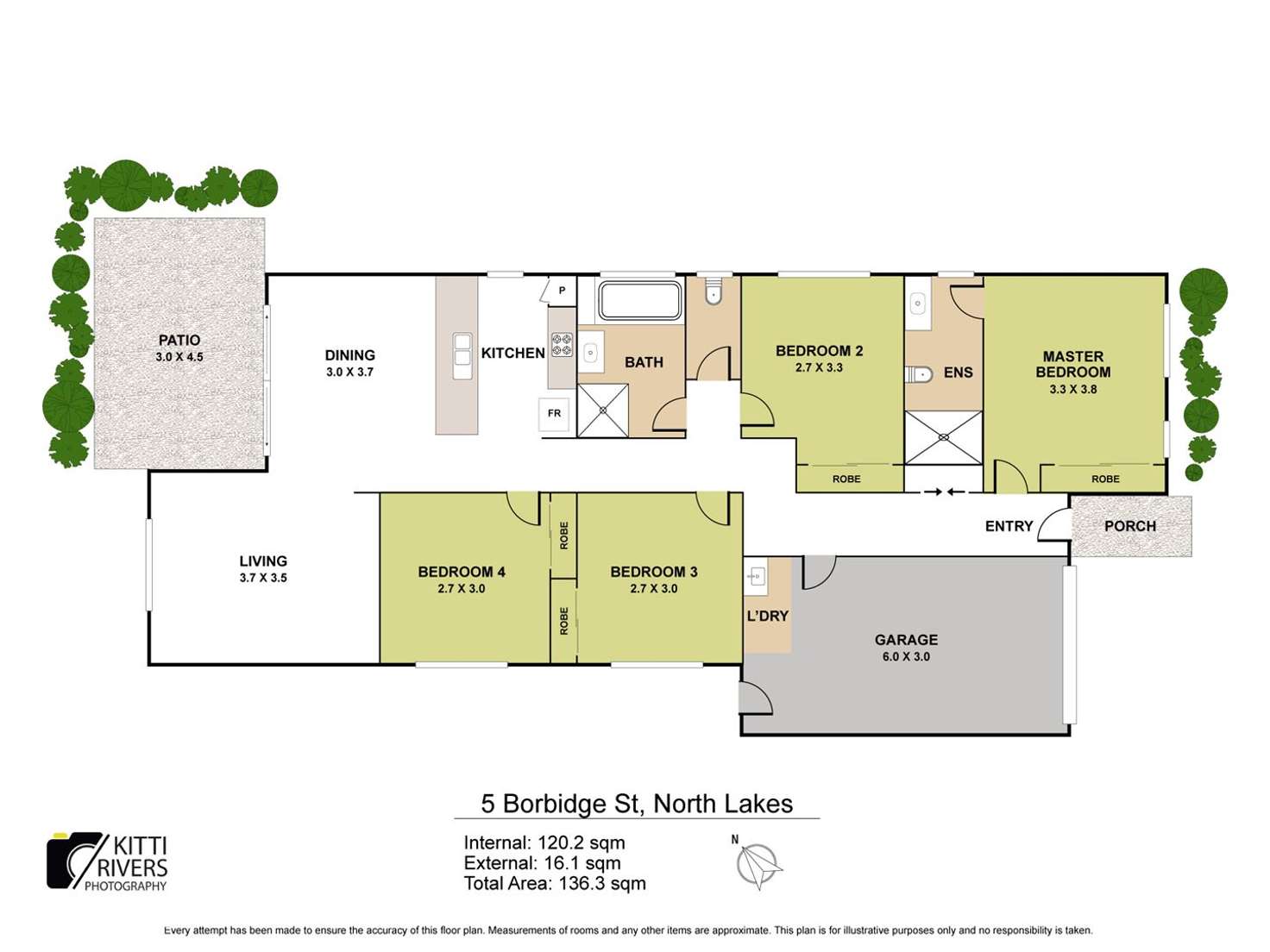 Floorplan of Homely house listing, 5 Borbidge Street, North Lakes QLD 4509