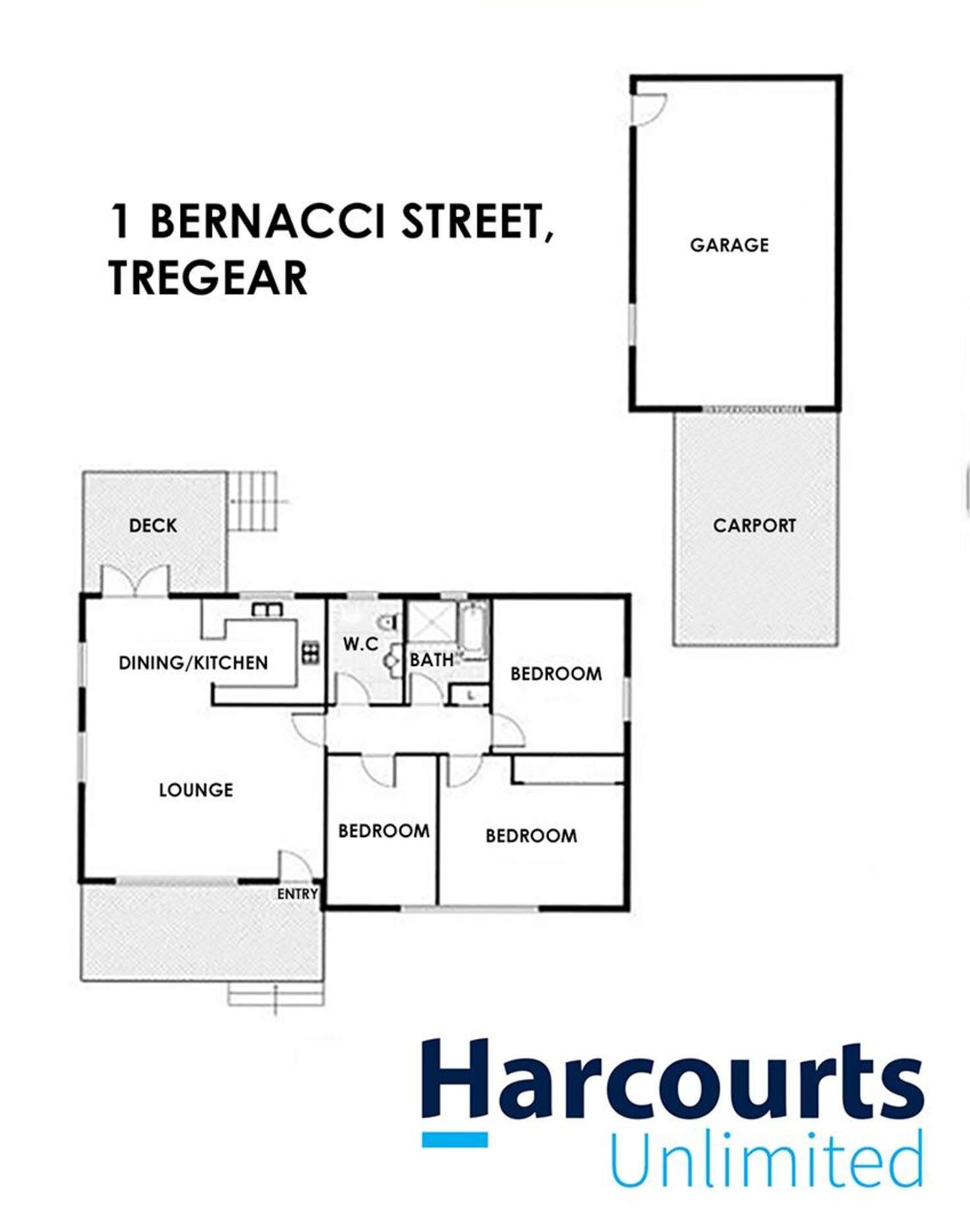 Floorplan of Homely house listing, 1 Bernacci Street, Tregear NSW 2770