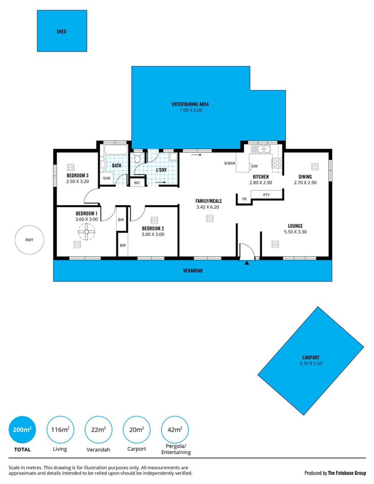 Floorplan of Homely house listing, 24 Outlook Drive, Aberfoyle Park SA 5159