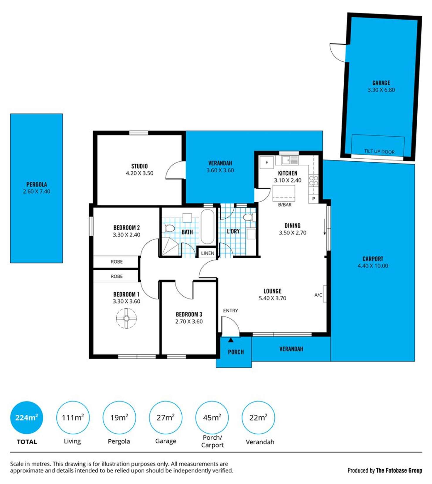 Floorplan of Homely house listing, 10 Pembury Grove, Felixstow SA 5070