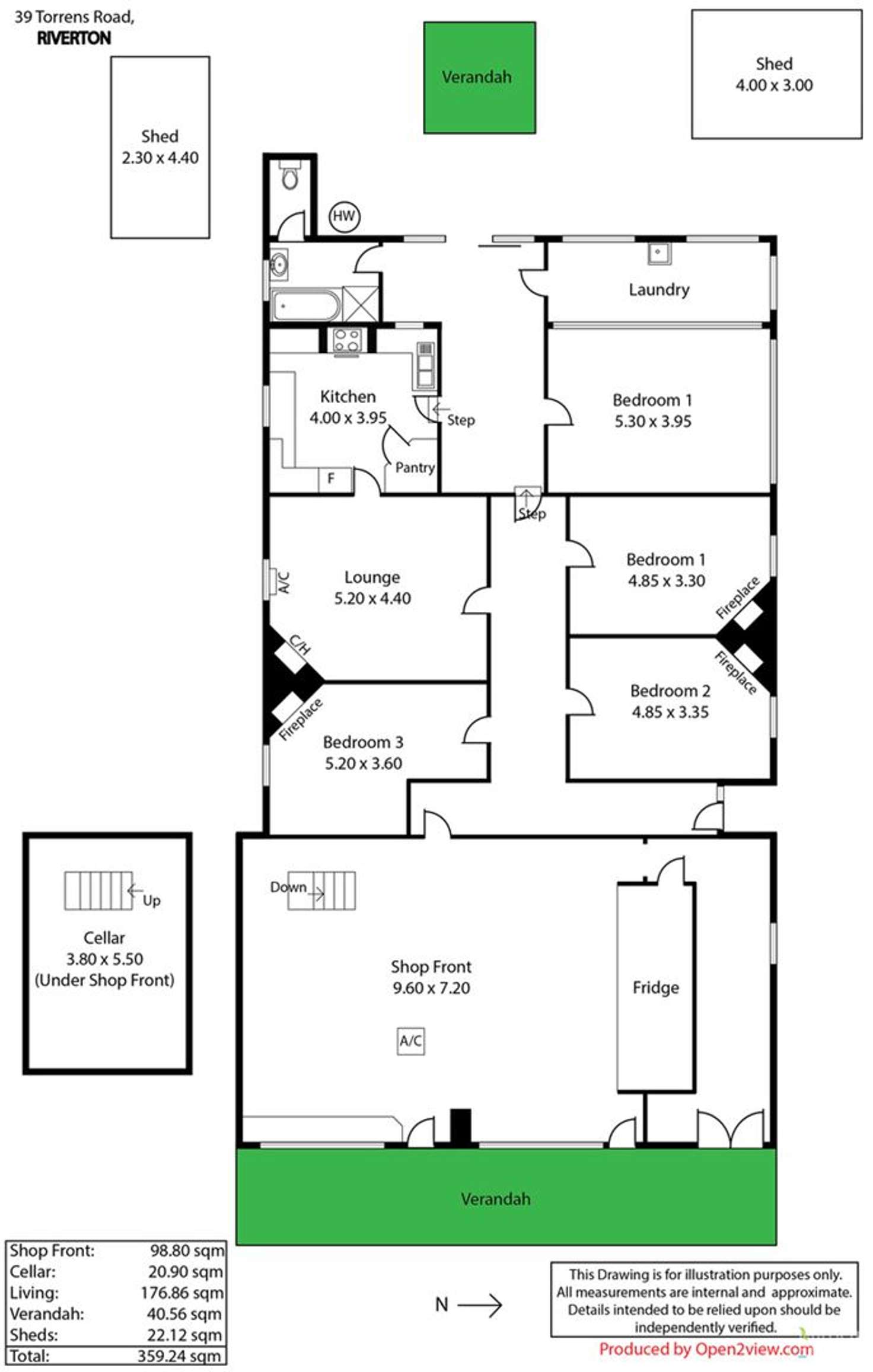 Floorplan of Homely house listing, 39 Torrens Road, Riverton SA 5412