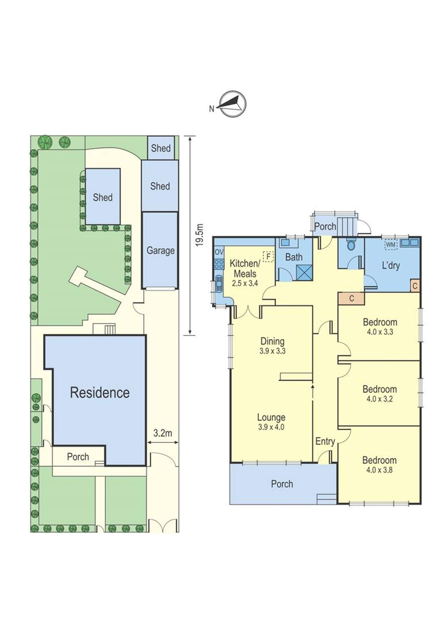 Floorplan of Homely house listing, 222 Thompson Road, North Geelong VIC 3215