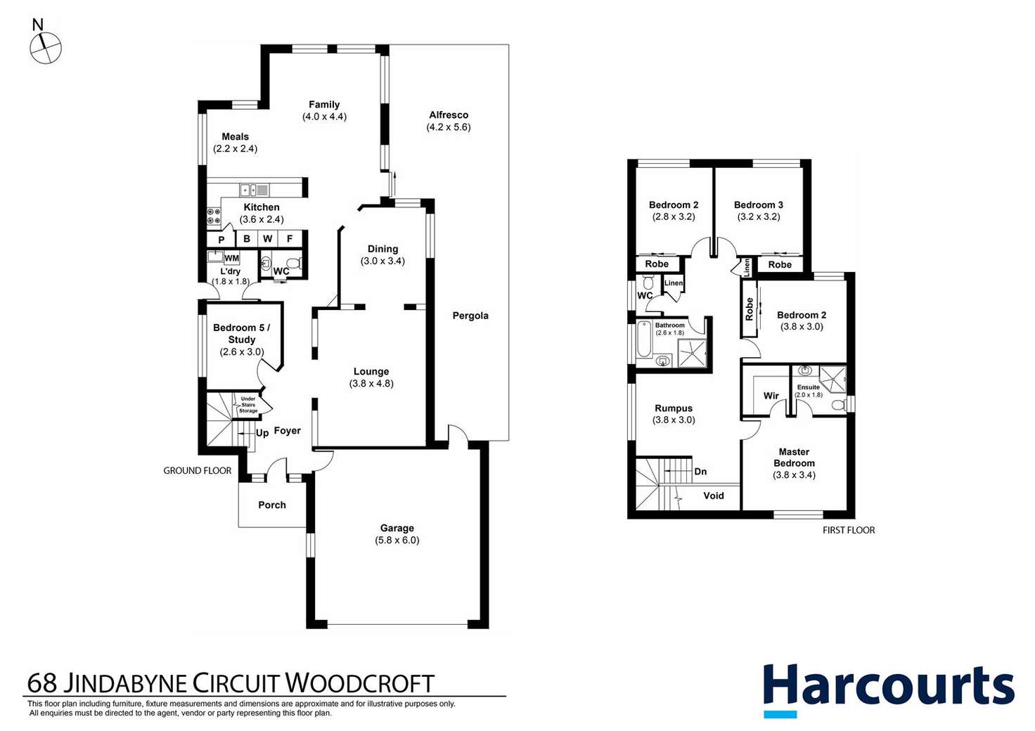 Floorplan of Homely house listing, 68 Jindabyne Circuit, Woodcroft NSW 2767