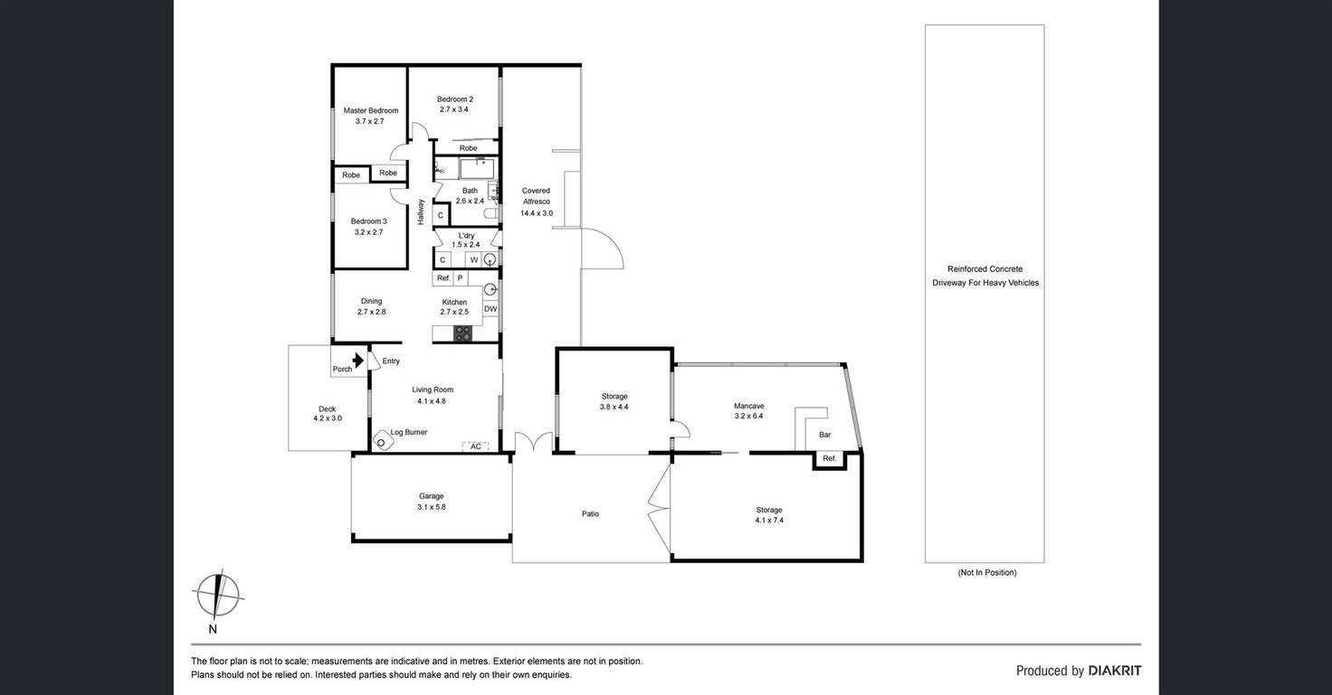 Floorplan of Homely house listing, 12 Orotava Street, Crib Point VIC 3919