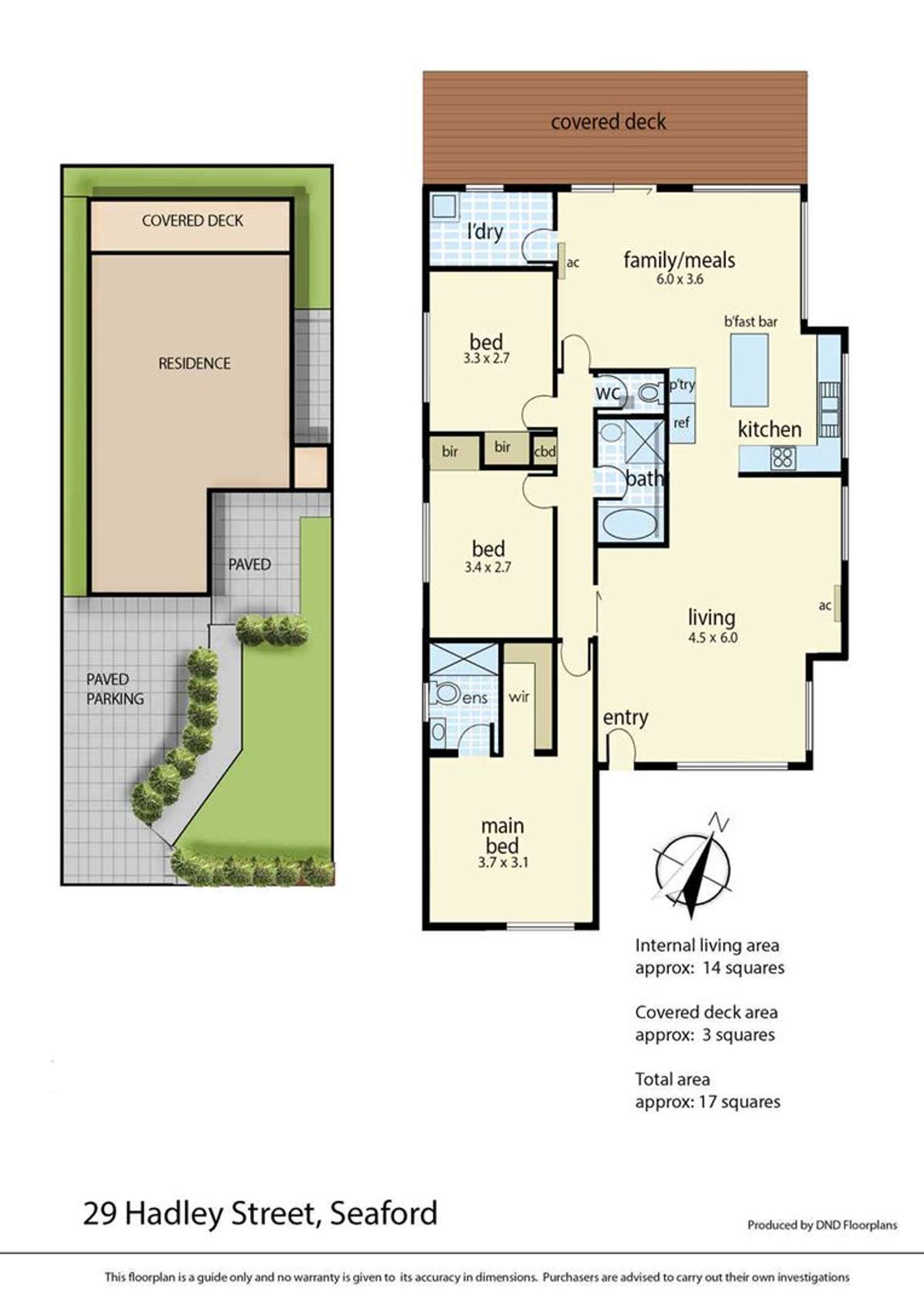 Floorplan of Homely house listing, 29 Hadley Street, Seaford VIC 3198