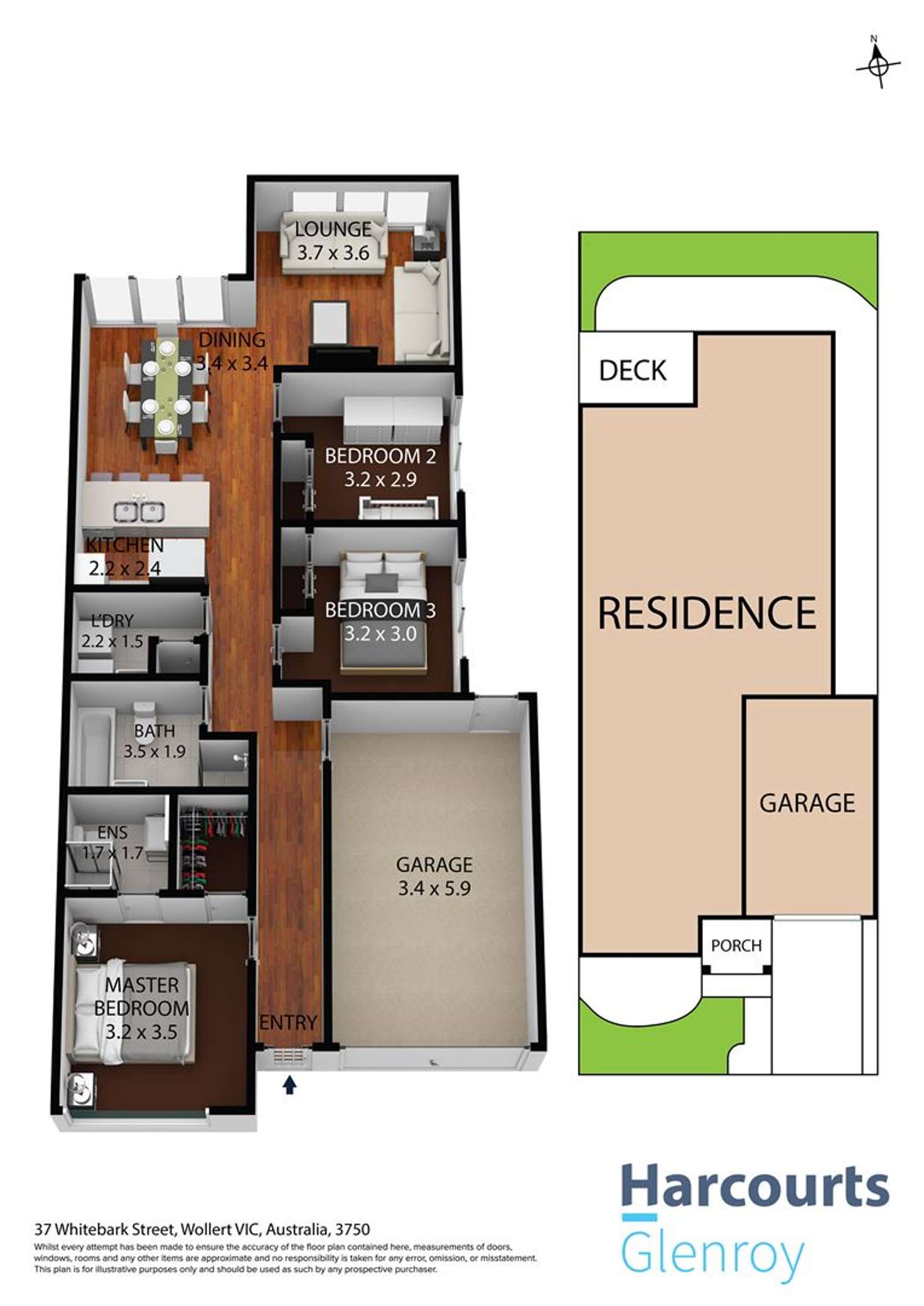 Floorplan of Homely house listing, 37 Whitebark Street, Wollert VIC 3750