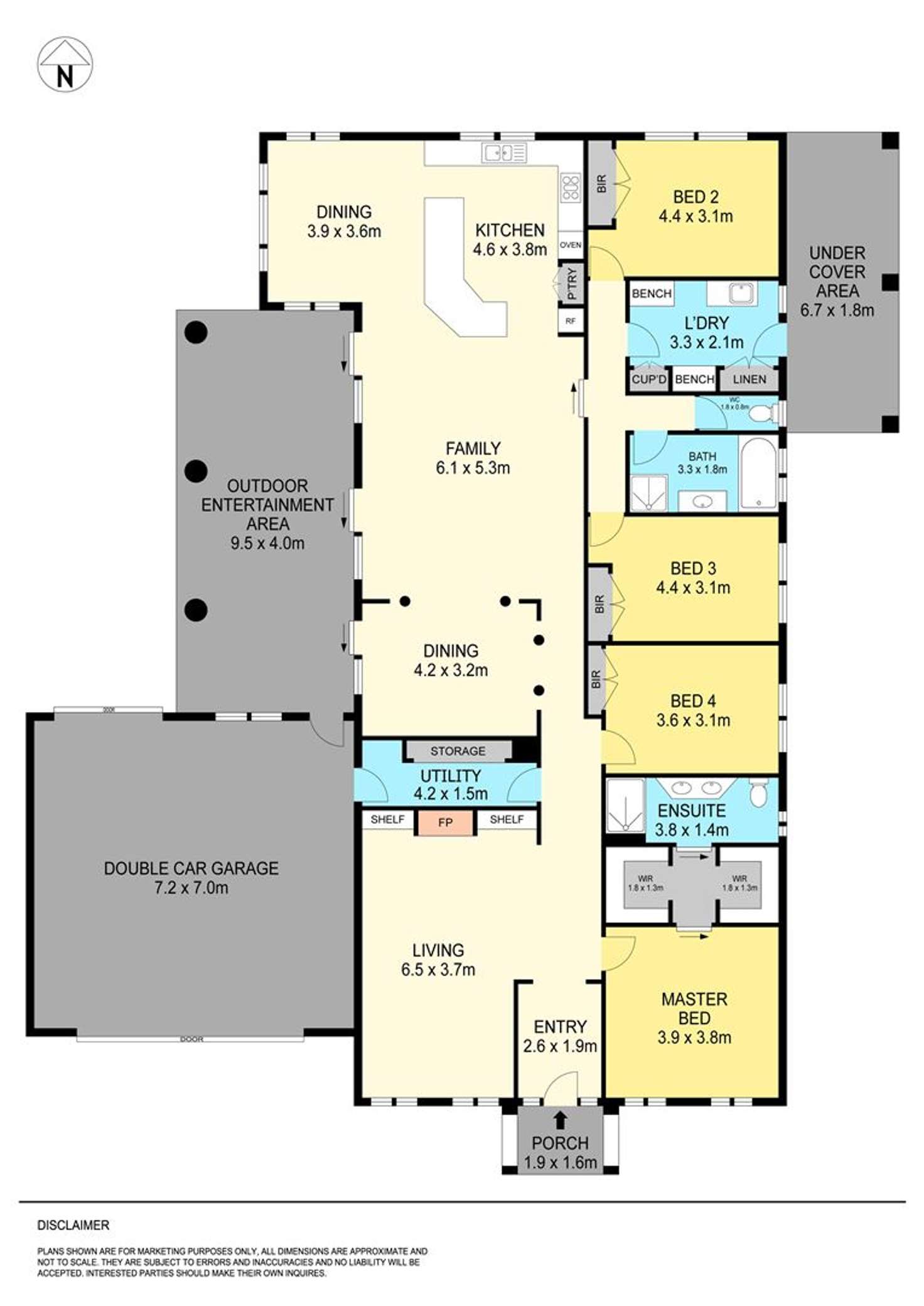 Floorplan of Homely house listing, 136 Bogong Avenue, Invermay Park VIC 3350