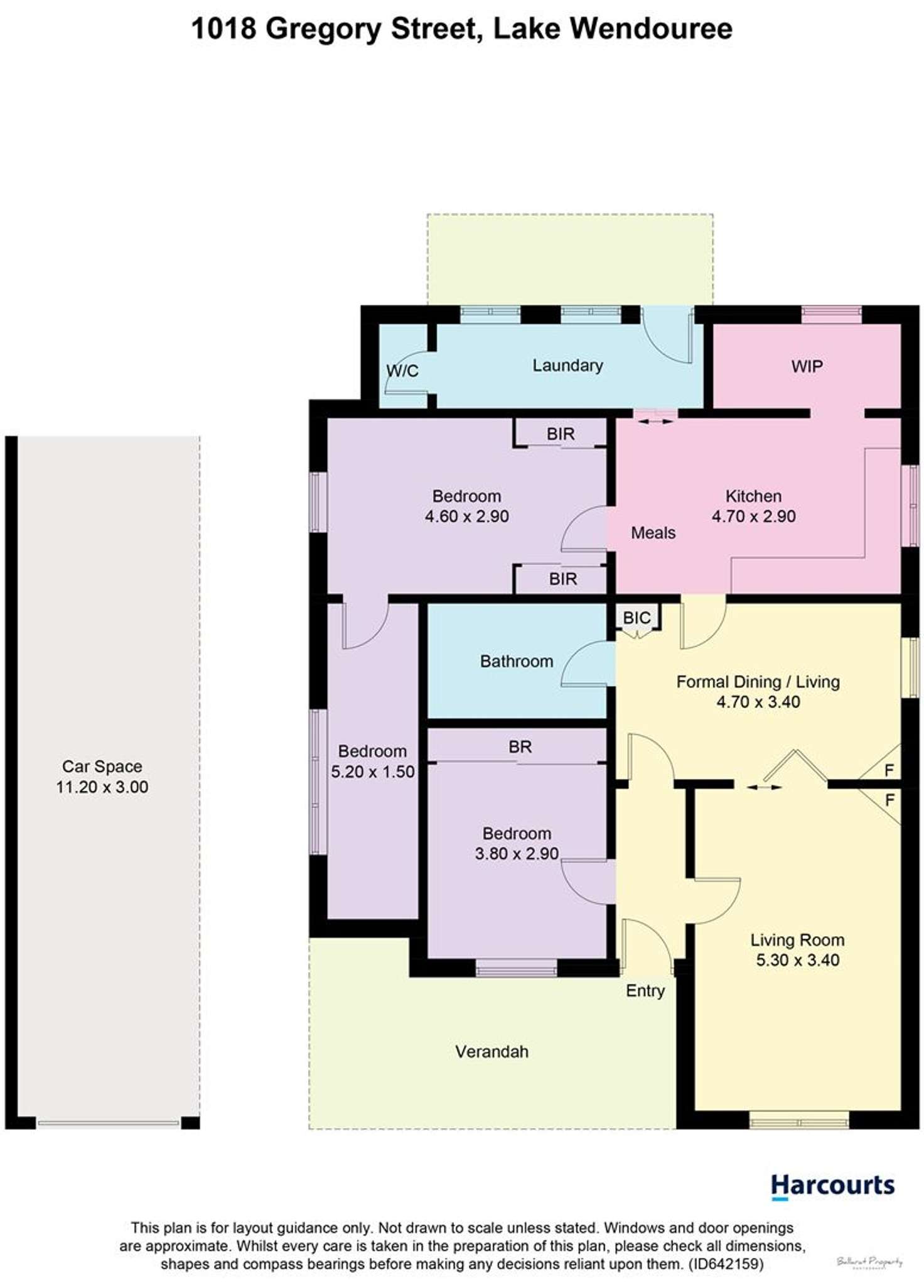 Floorplan of Homely house listing, 1018 Gregory Street, Lake Wendouree VIC 3350