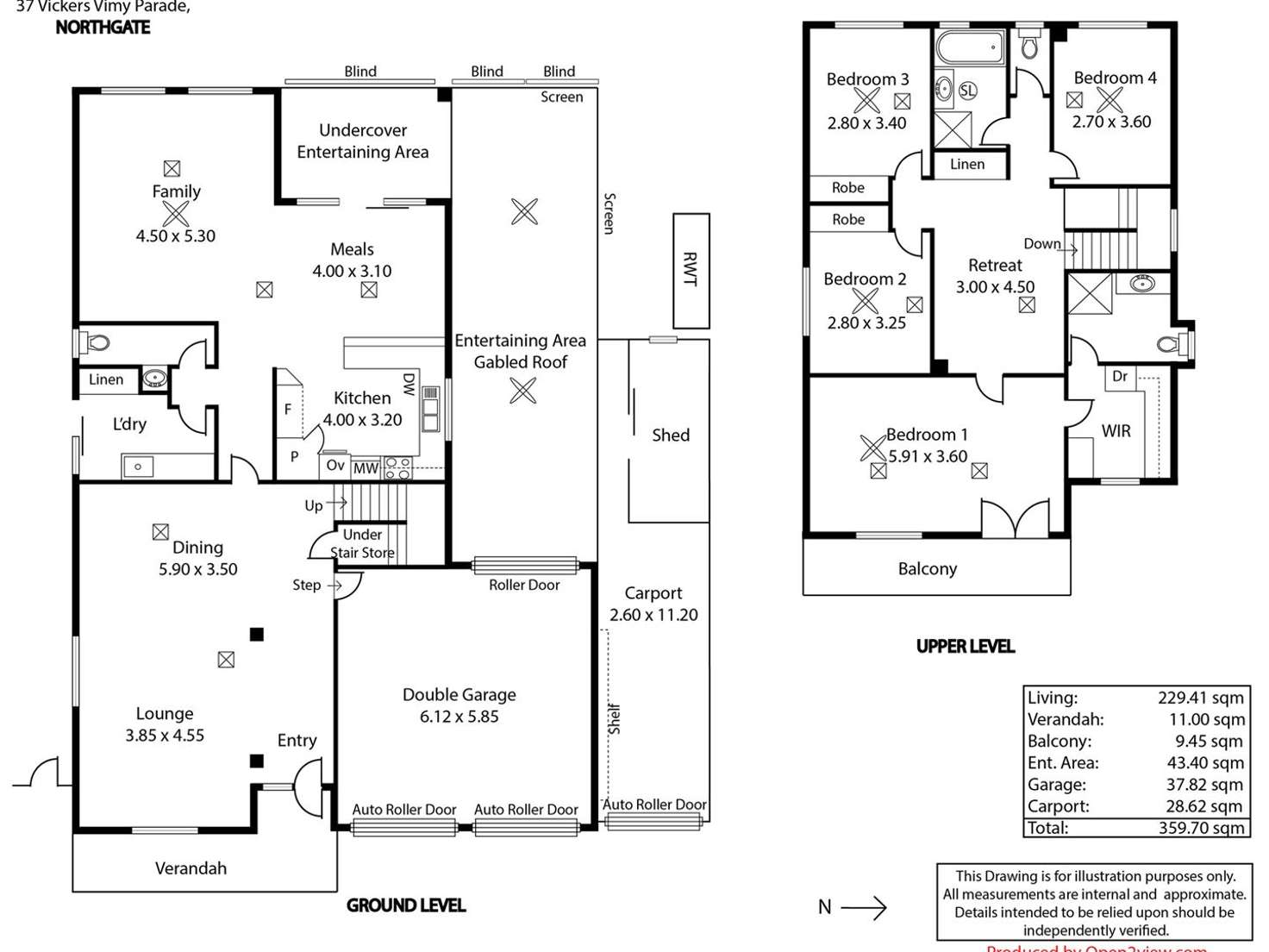 Floorplan of Homely house listing, 37 Vickers Vimy Parade, Northgate SA 5085