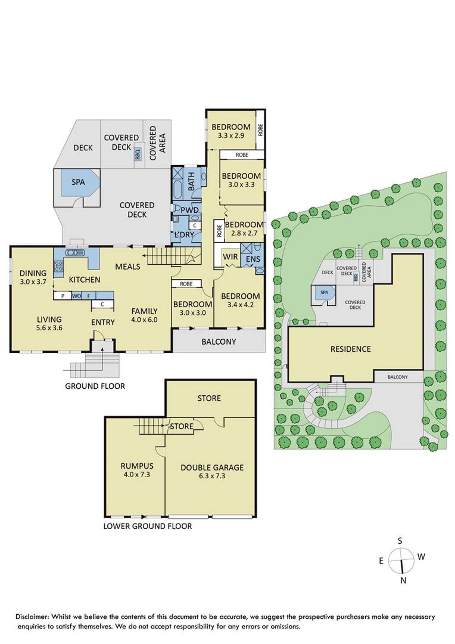 Floorplan of Homely house listing, 52 Santa Rosa Blvd, Doncaster East VIC 3109