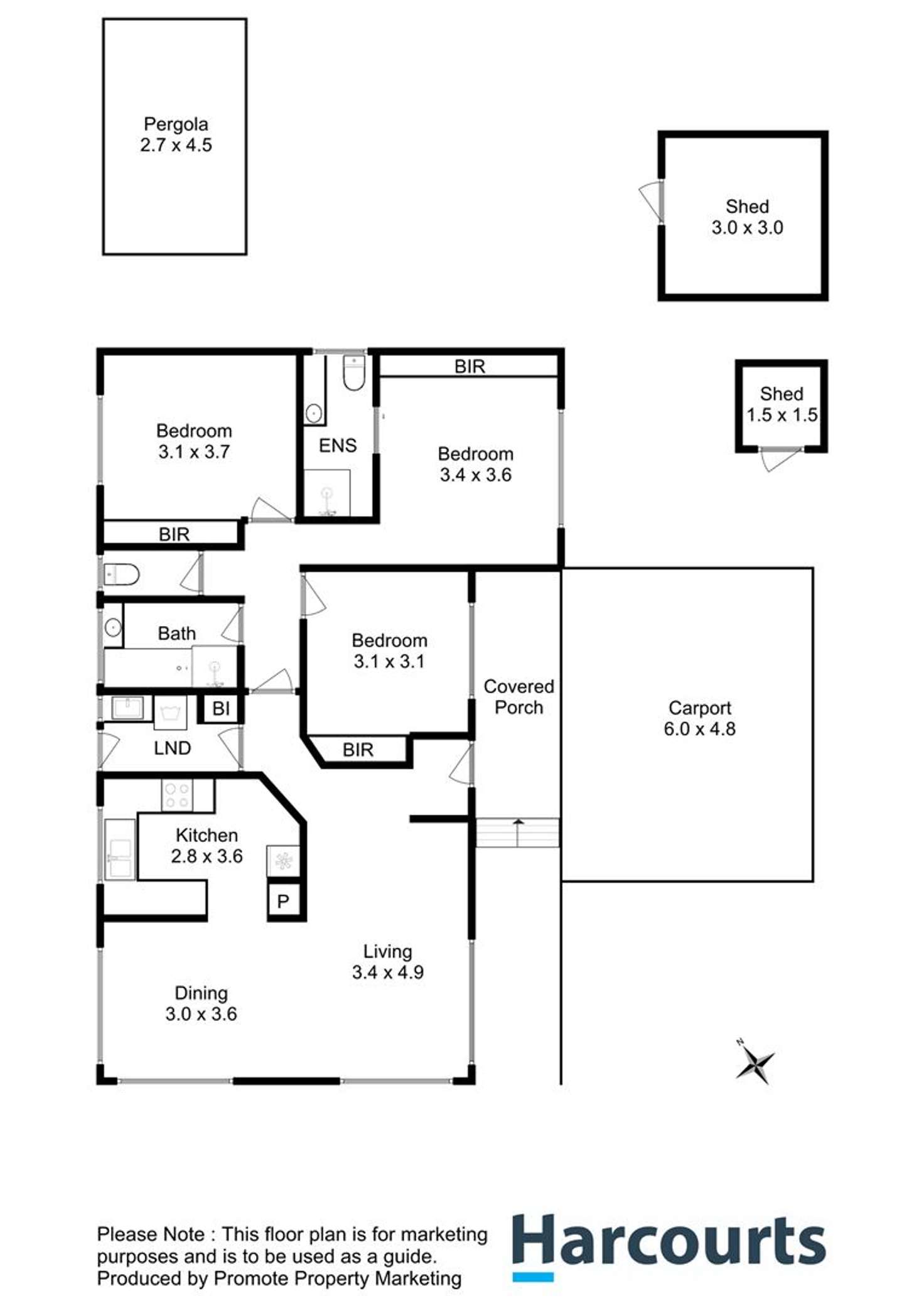 Floorplan of Homely house listing, 102 Marys Hope Road, Rosetta TAS 7010