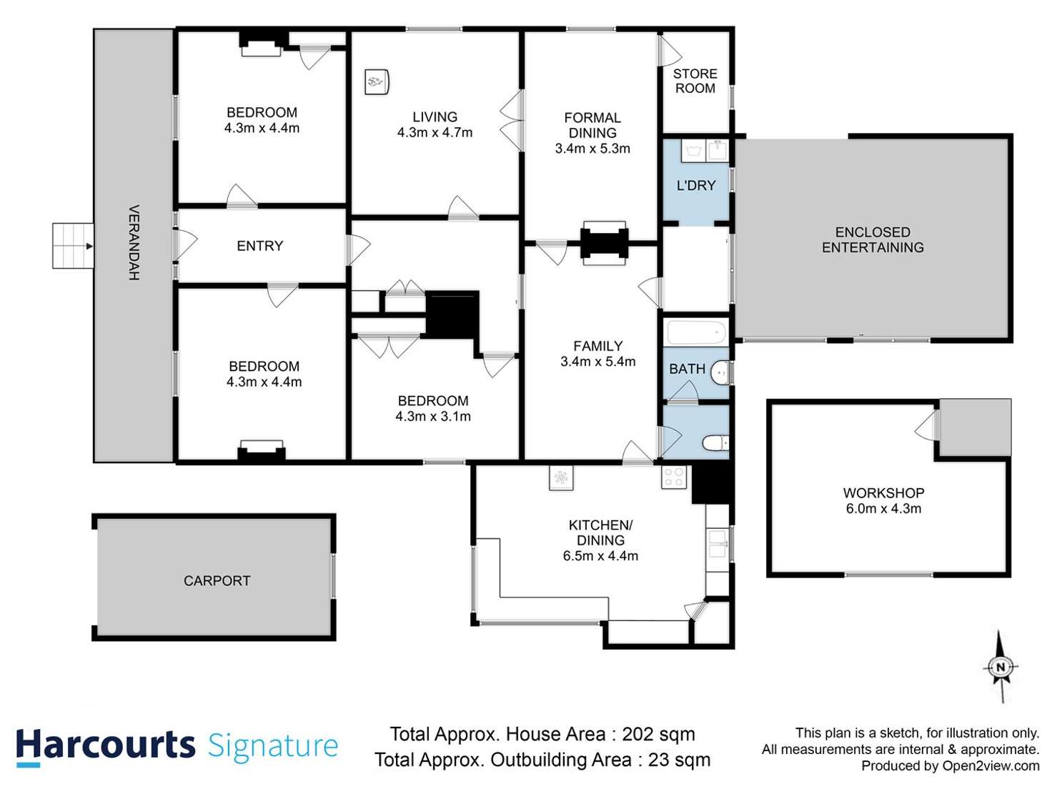 Floorplan of Homely house listing, 440 Prossers Road, Richmond TAS 7025