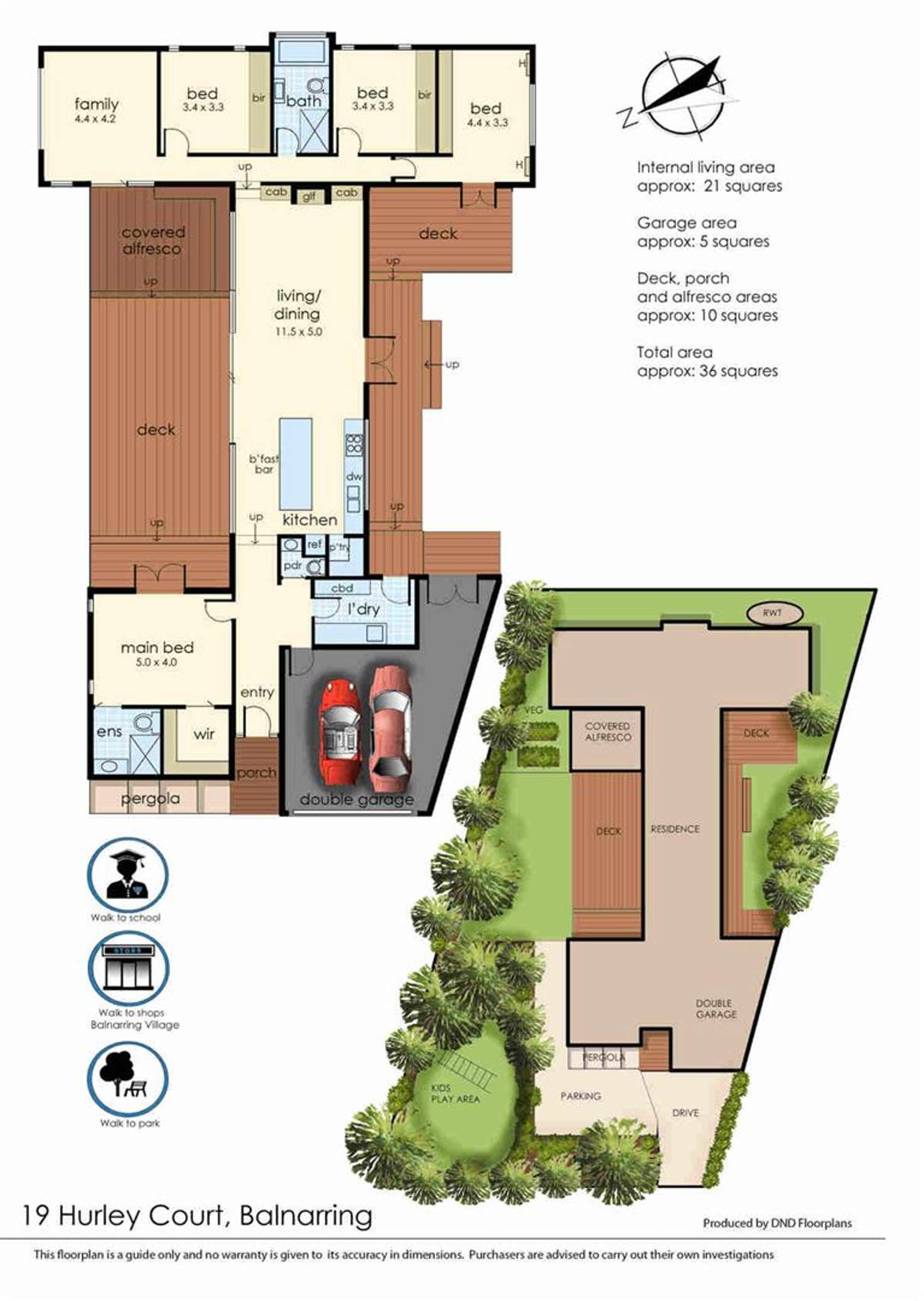 Floorplan of Homely house listing, 19 Hurley Court, Balnarring VIC 3926