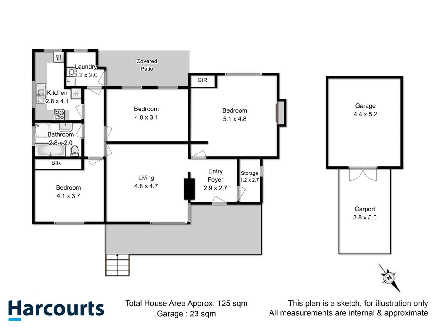 Floorplan of Homely house listing, 84 Ashbourne Grove, West Moonah TAS 7009