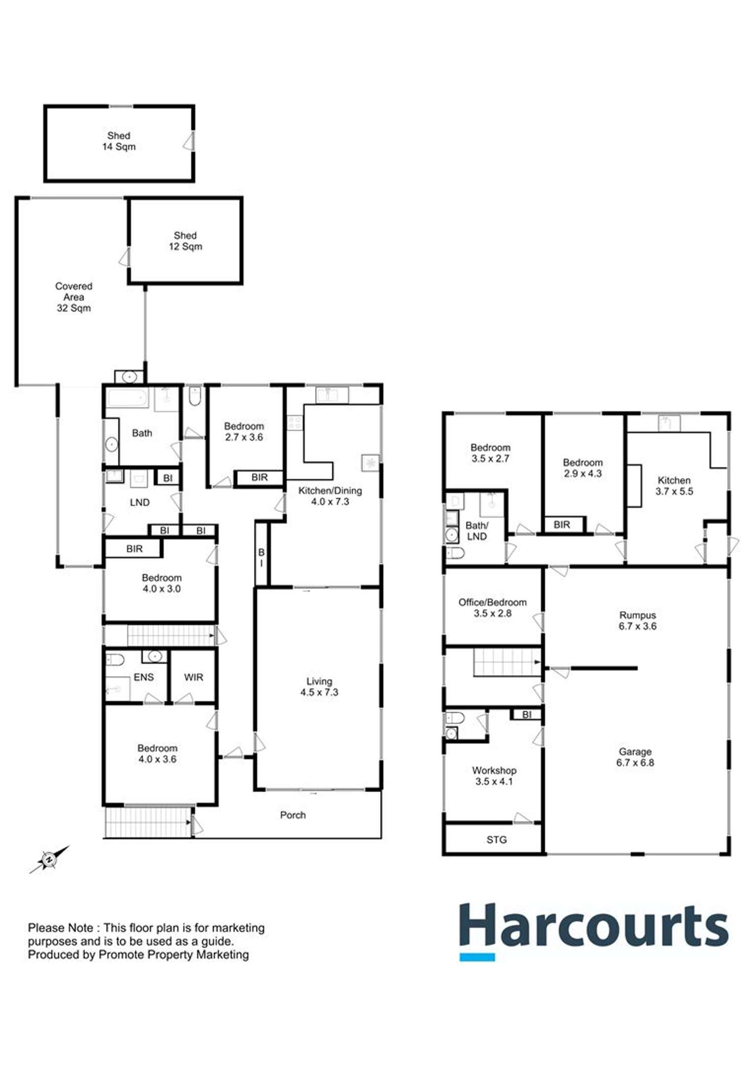 Floorplan of Homely house listing, 134 Springfield Avenue, West Moonah TAS 7009