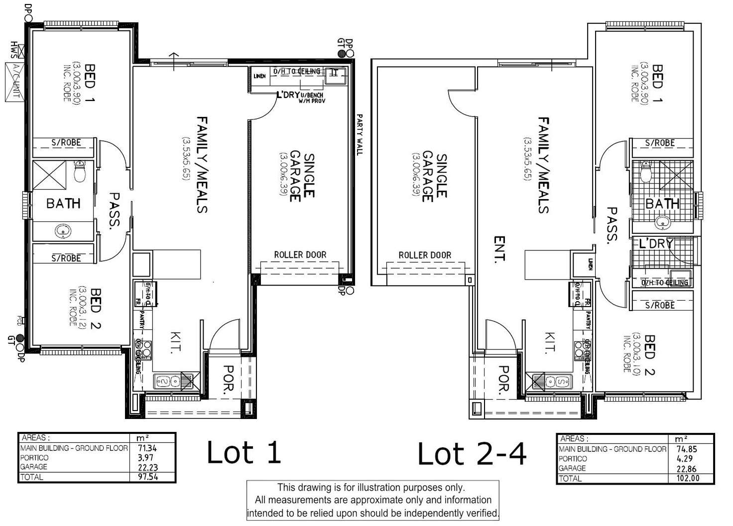 Floorplan of Homely unit listing, 1-4/22 Victor Avenue, Woodville West SA 5011