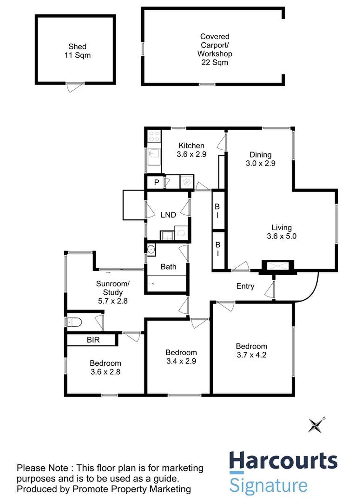 Floorplan of Homely house listing, 19 Lewan Avenue, Kingston TAS 7050