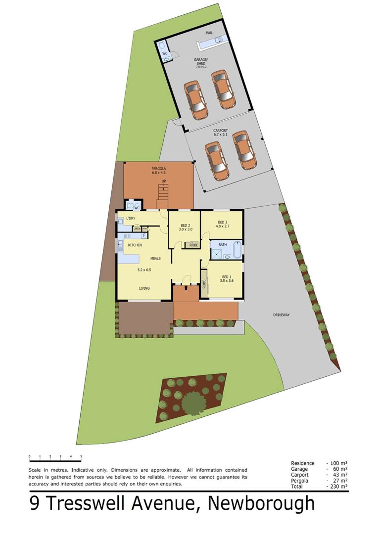 Floorplan of Homely house listing, 9 Tresswell Avenue, Newborough VIC 3825