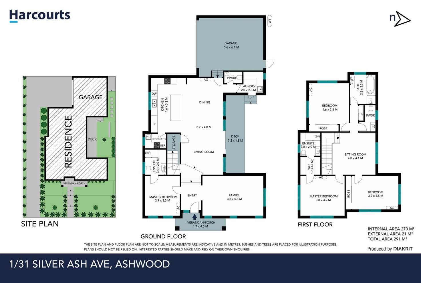 Floorplan of Homely townhouse listing, 1/31 Silver Ash Avenue, Ashwood VIC 3147