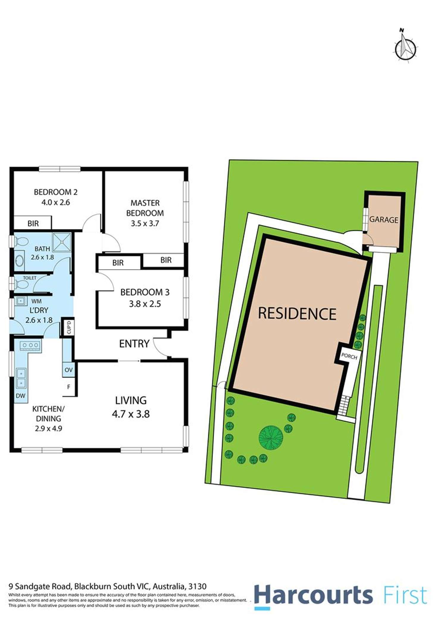 Floorplan of Homely house listing, 9 Sandgate Road, Blackburn South VIC 3130