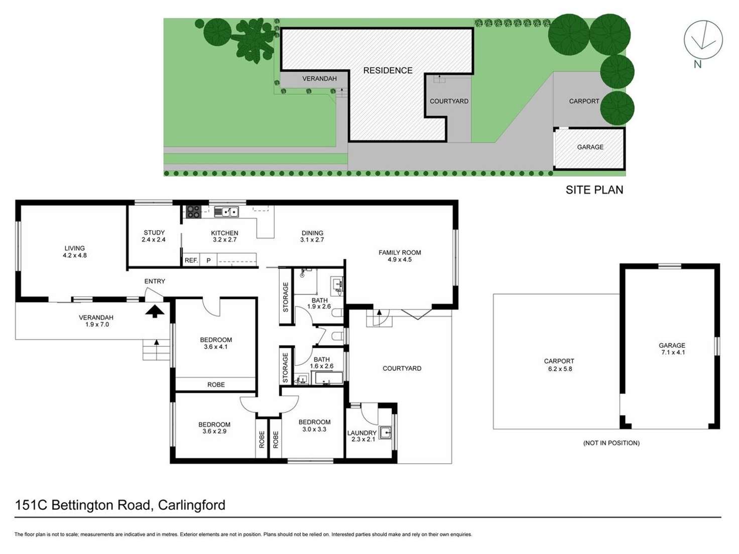 Floorplan of Homely house listing, 151C Bettington Road, Carlingford NSW 2118
