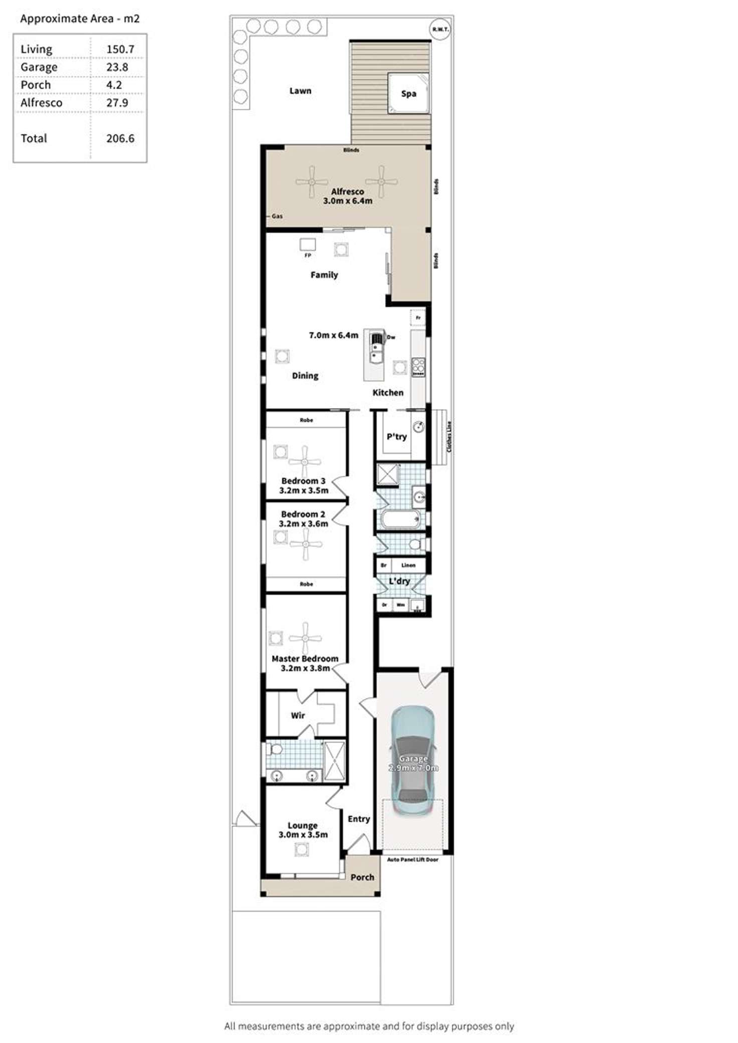 Floorplan of Homely house listing, 52A Aldam Road, Seaford SA 5169