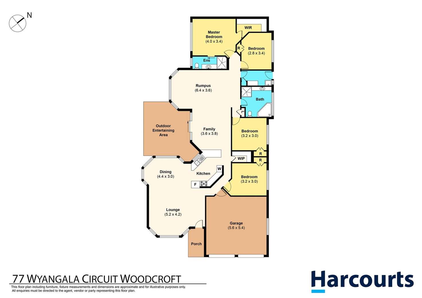 Floorplan of Homely house listing, 77 Wyangala Circuit, Woodcroft NSW 2767