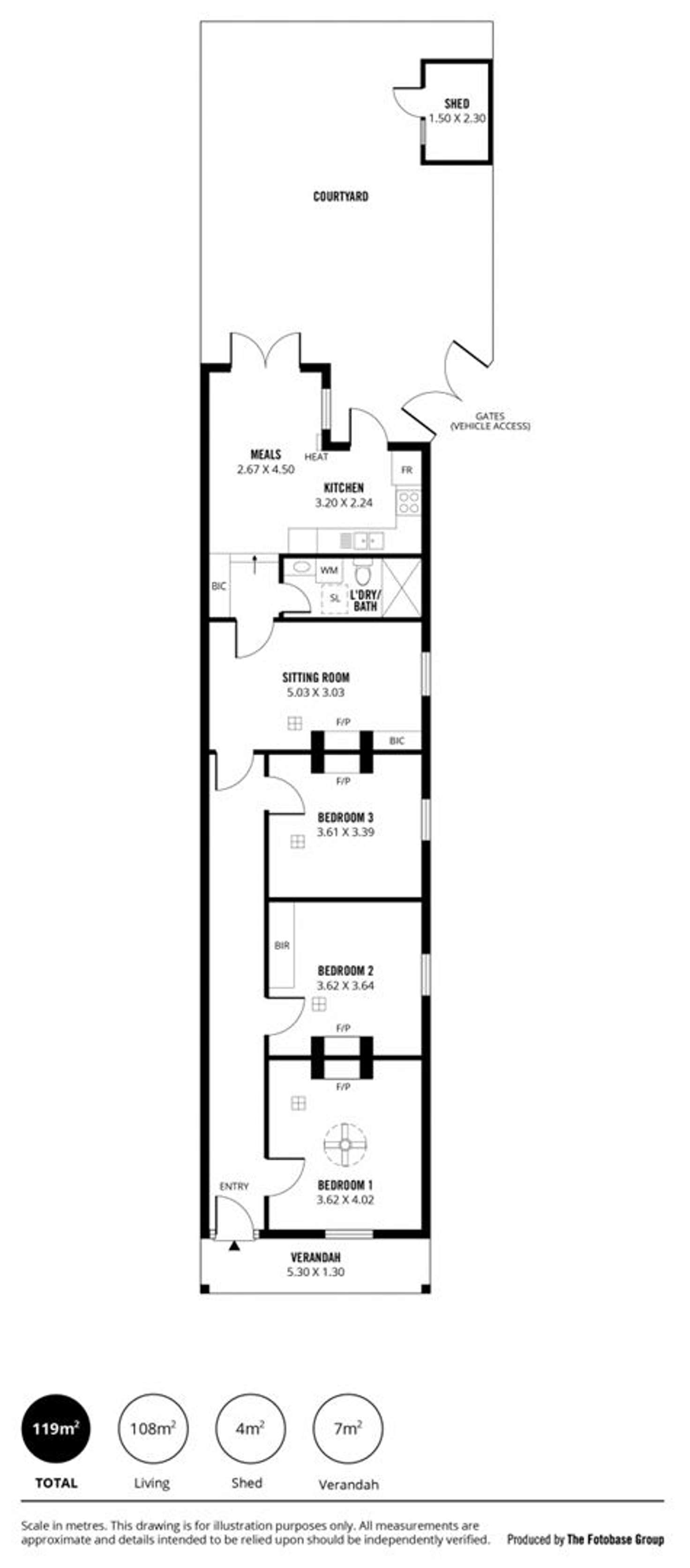 Floorplan of Homely house listing, 19 Montrose Avenue, Norwood SA 5067