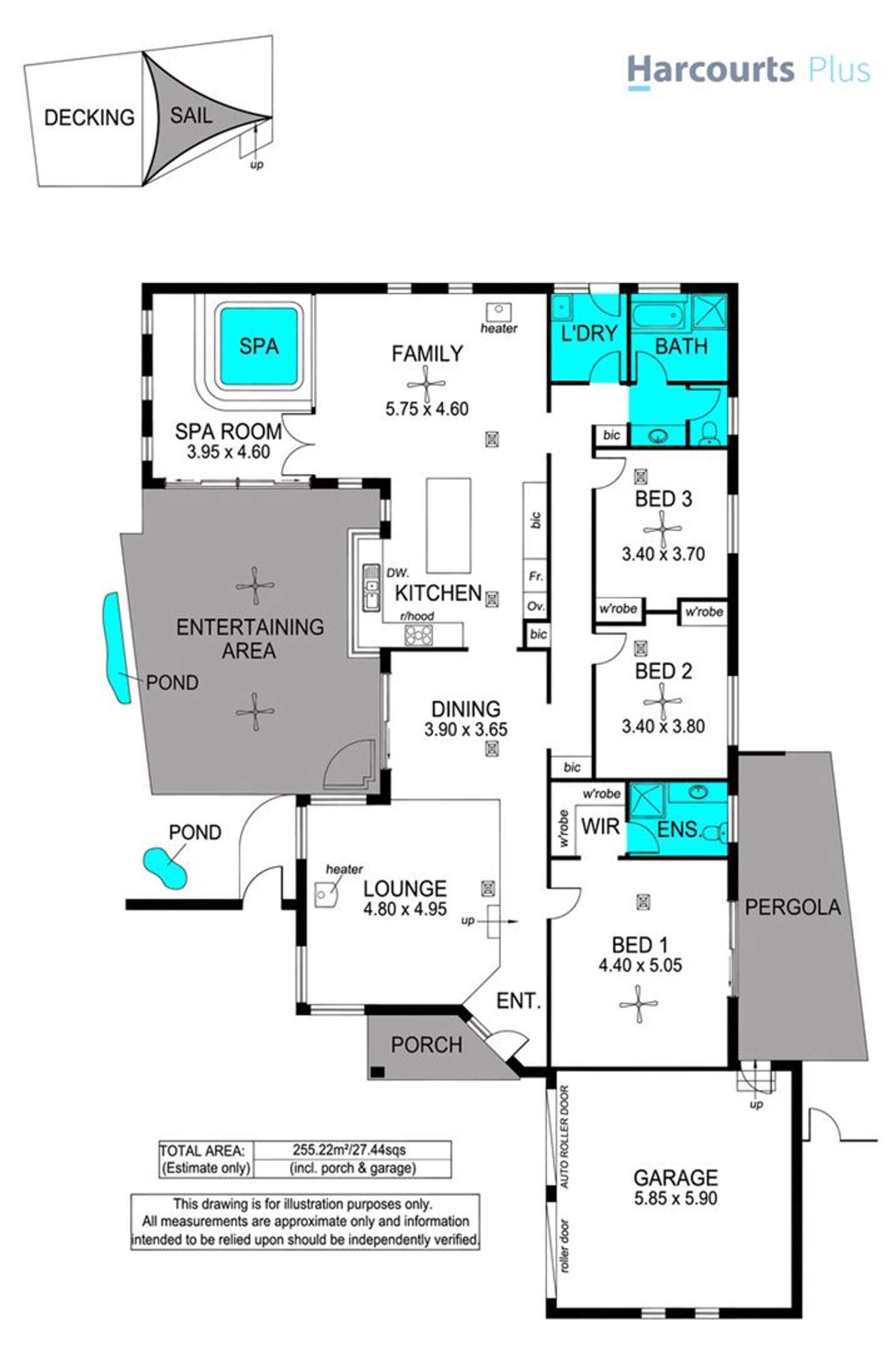 Floorplan of Homely house listing, 3 Monterey Pine Drive, Aberfoyle Park SA 5159