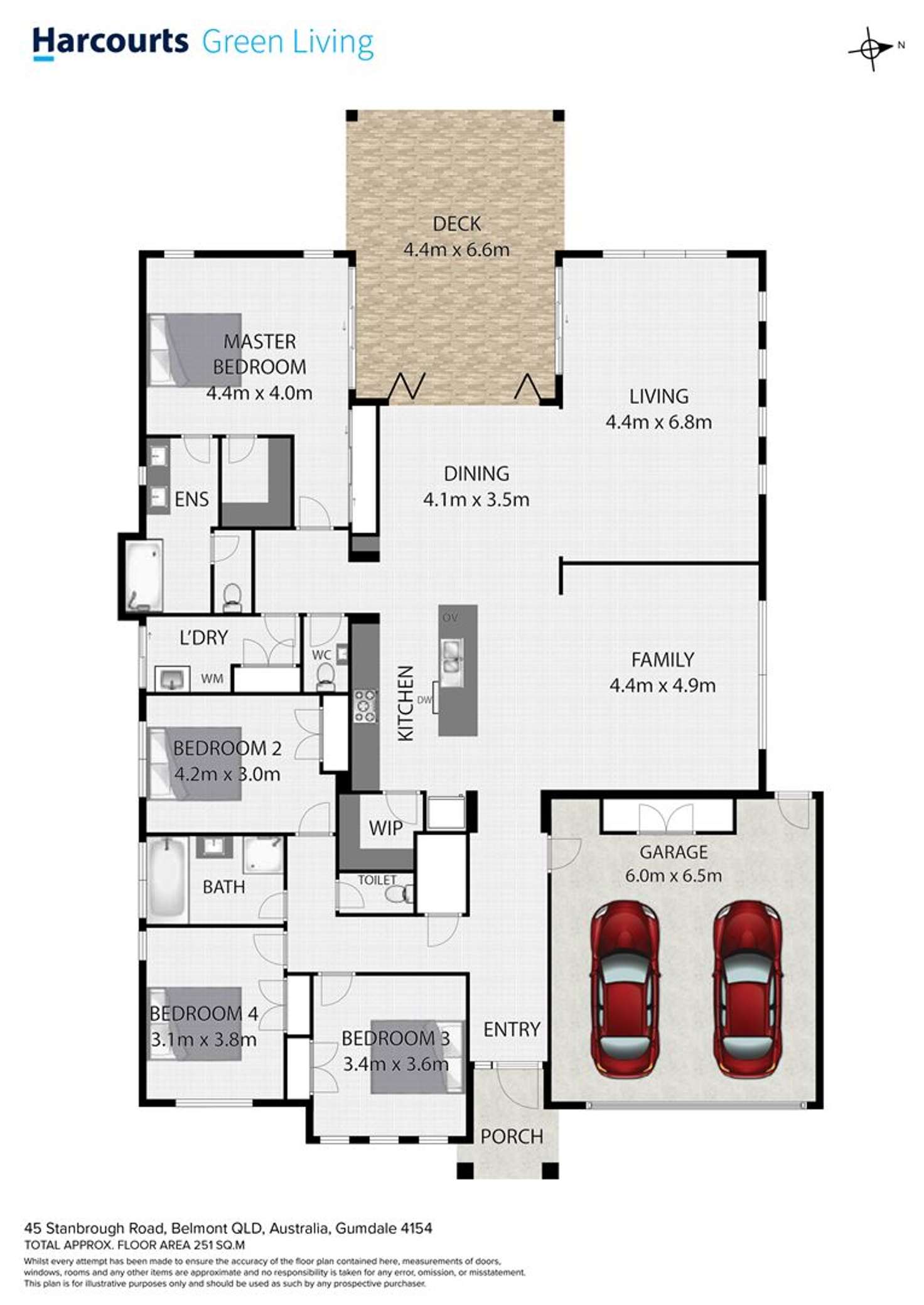 Floorplan of Homely house listing, 45 Stanbrough Road, Gumdale QLD 4154