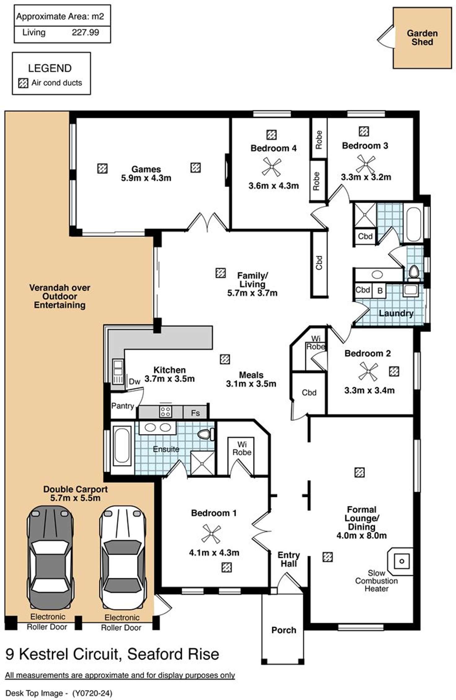 Floorplan of Homely house listing, 9 Kestrel Circuit, Seaford Rise SA 5169