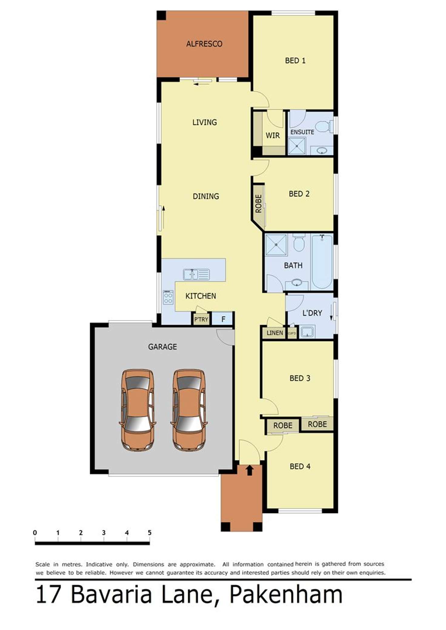 Floorplan of Homely house listing, 17 Bavaria Lane, Pakenham VIC 3810