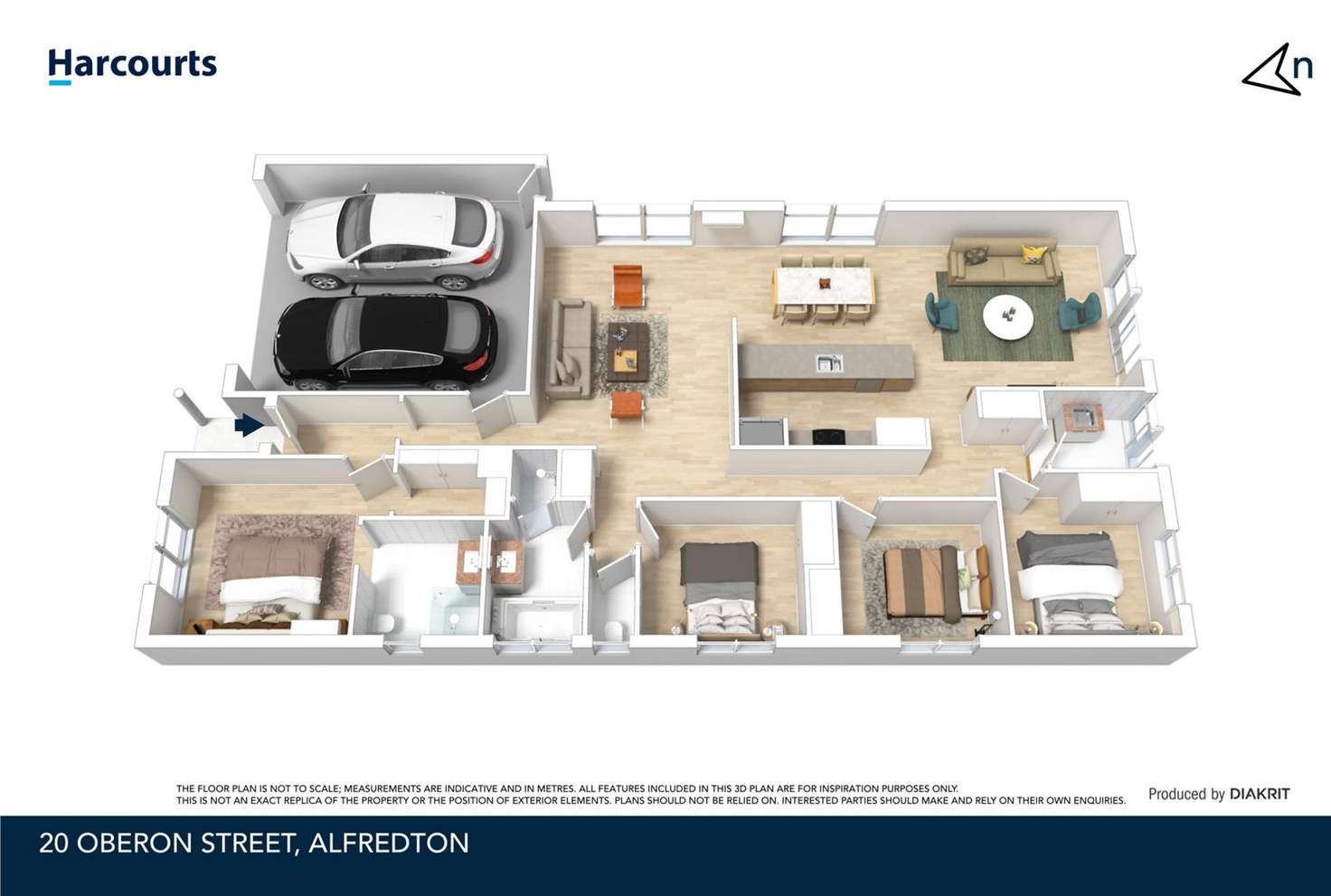 Floorplan of Homely house listing, 20 Oberon Street, Alfredton VIC 3350