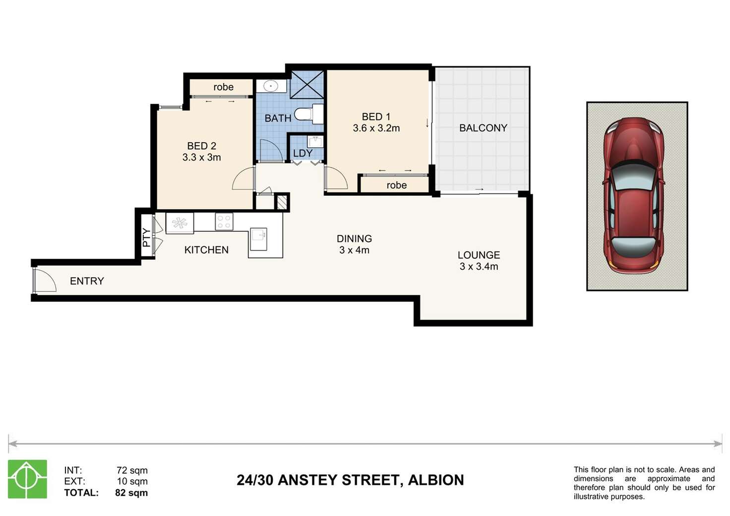 Floorplan of Homely unit listing, 24/30 Anstey Street, Albion QLD 4010