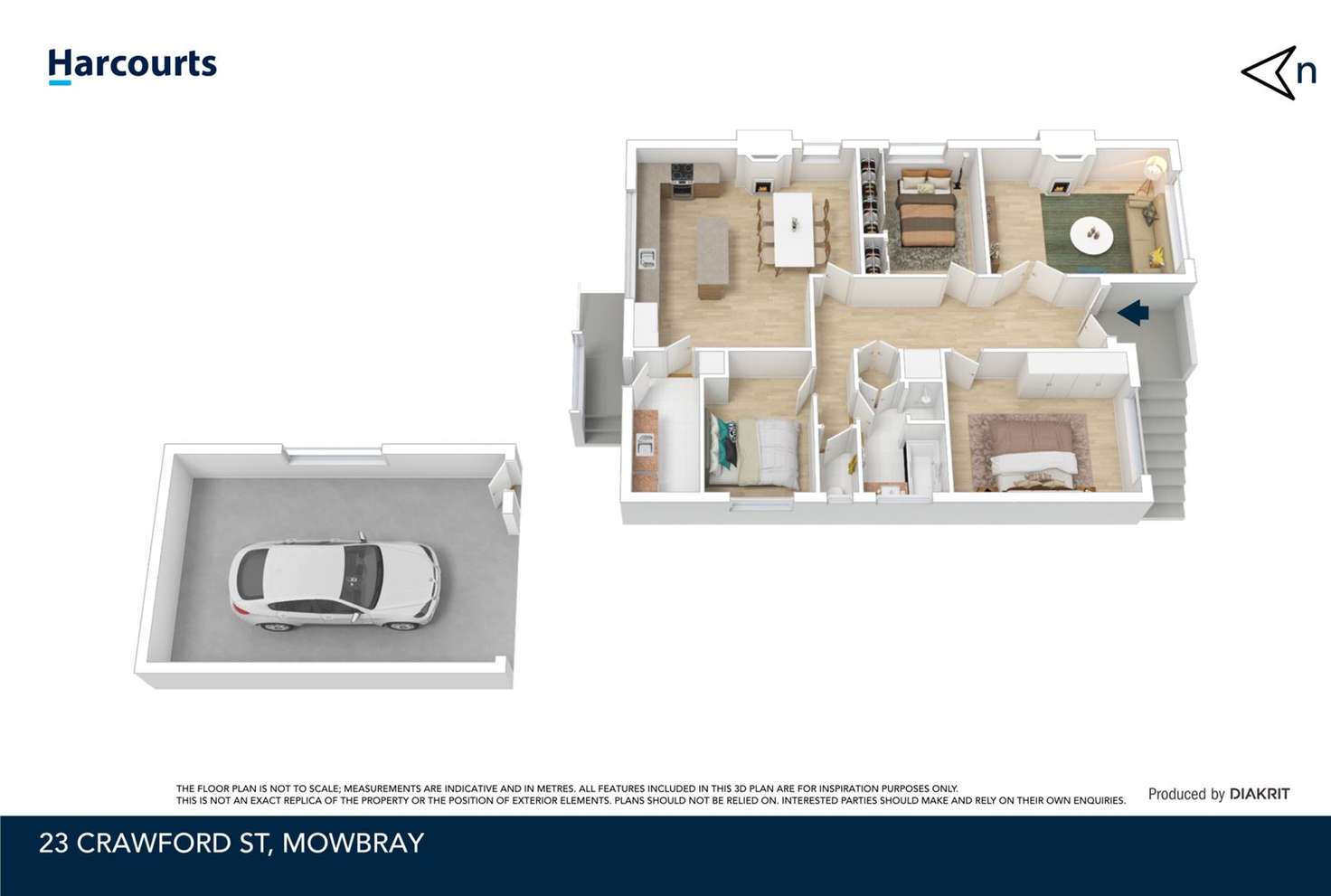 Floorplan of Homely house listing, 23 Crawford Street, Mowbray TAS 7248