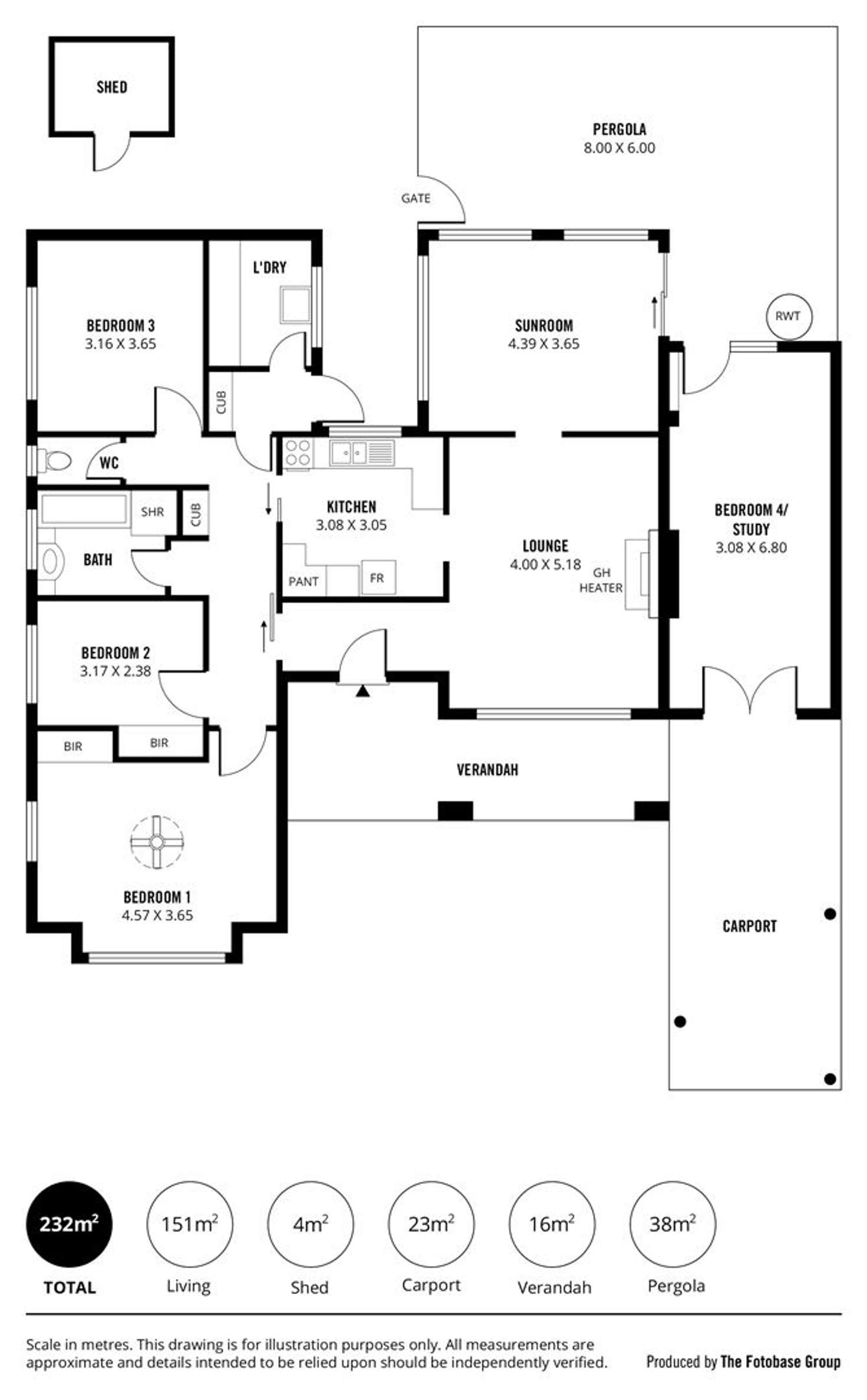 Floorplan of Homely house listing, 59 Stopford Road, Hove SA 5048