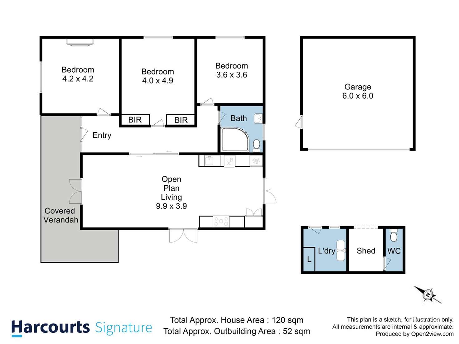 Floorplan of Homely house listing, 17 Albert Road, Moonah TAS 7009