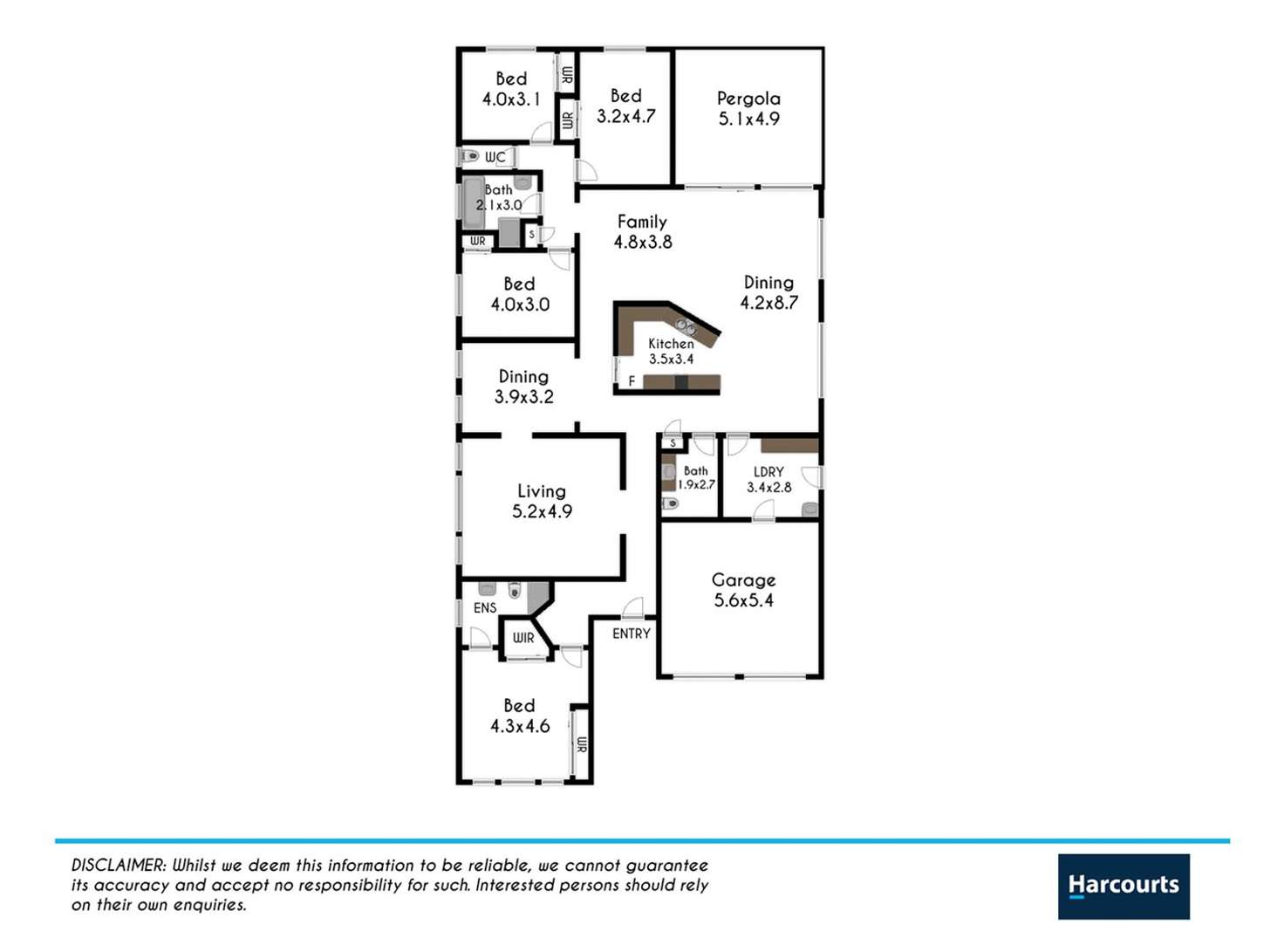 Floorplan of Homely house listing, 12 Narcissus Avenue, Quakers Hill NSW 2763