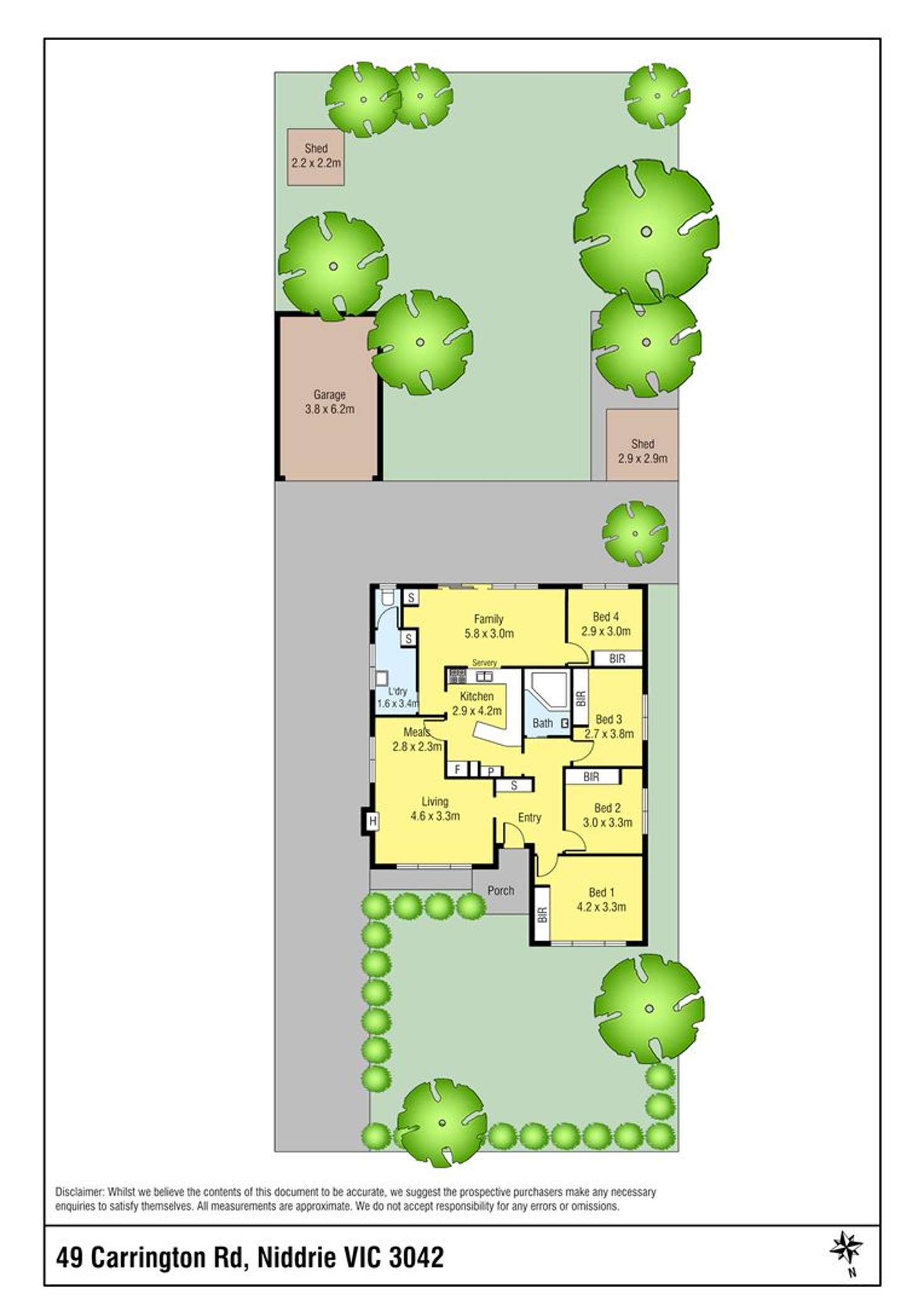 Floorplan of Homely house listing, 49 Carrington Road, Niddrie VIC 3042