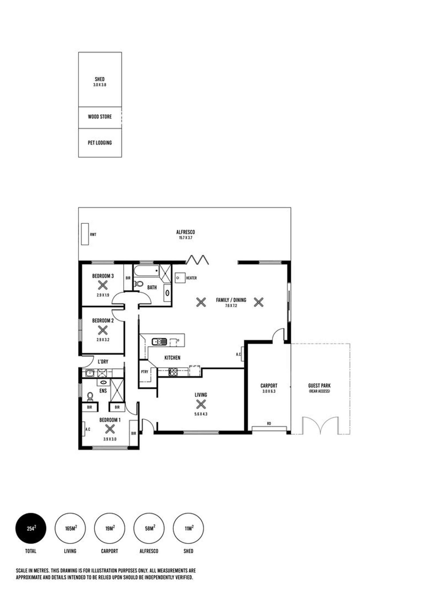 Floorplan of Homely house listing, 4 Fry Street, Mount Barker SA 5251