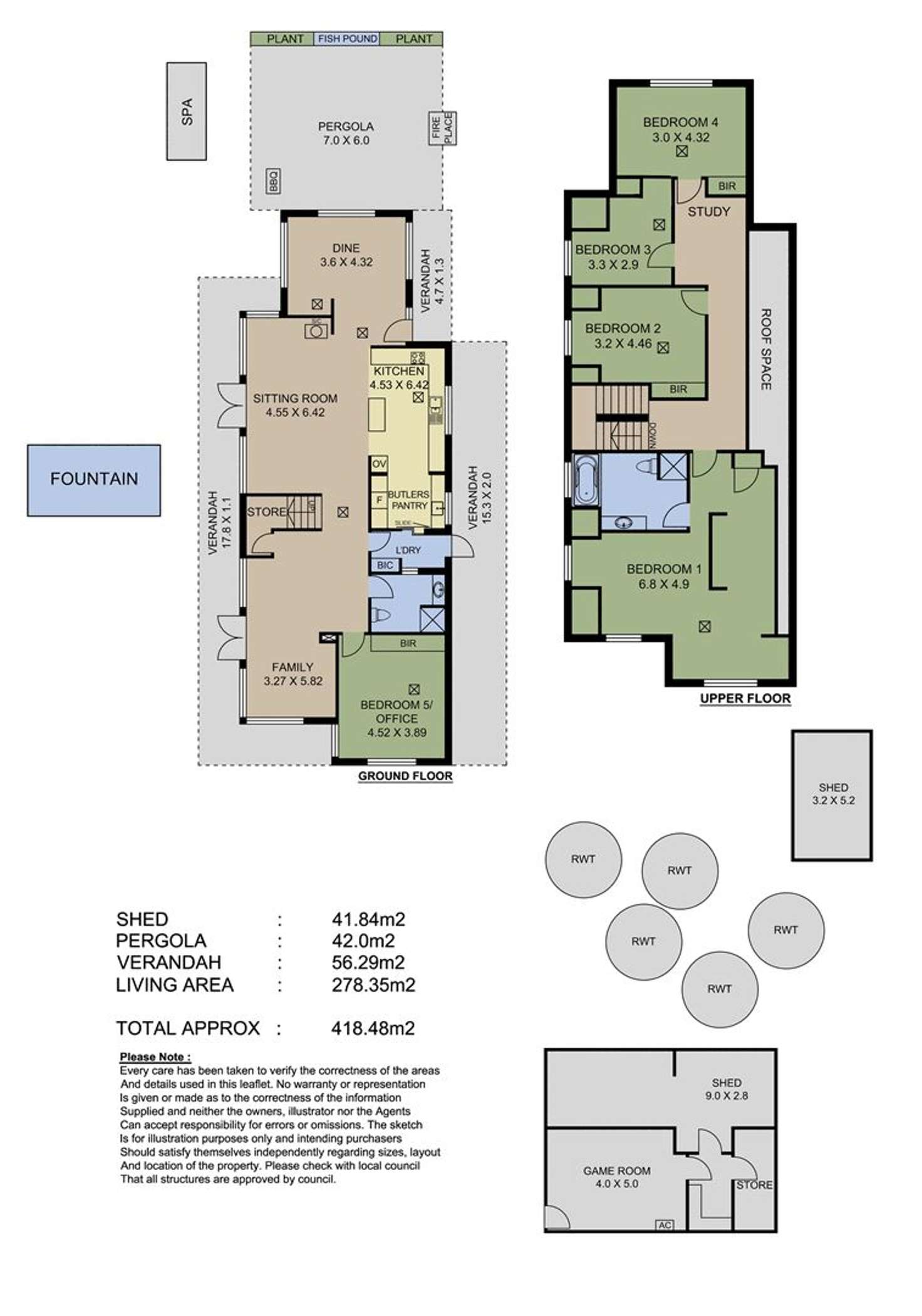 Floorplan of Homely acreageSemiRural listing, 265 Pyrites Road, Nairne SA 5252