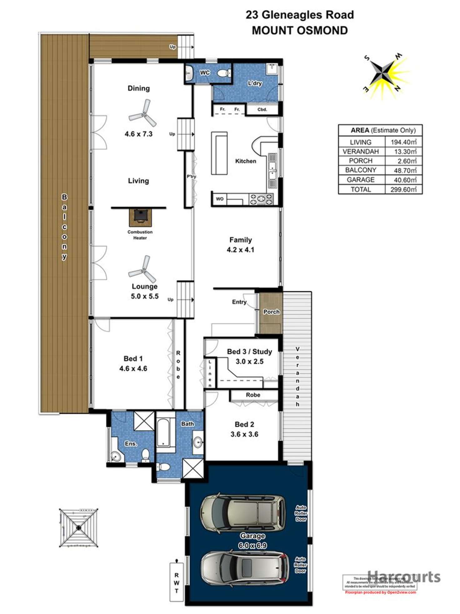Floorplan of Homely house listing, 23 Gleneagles Road, Mount Osmond SA 5064
